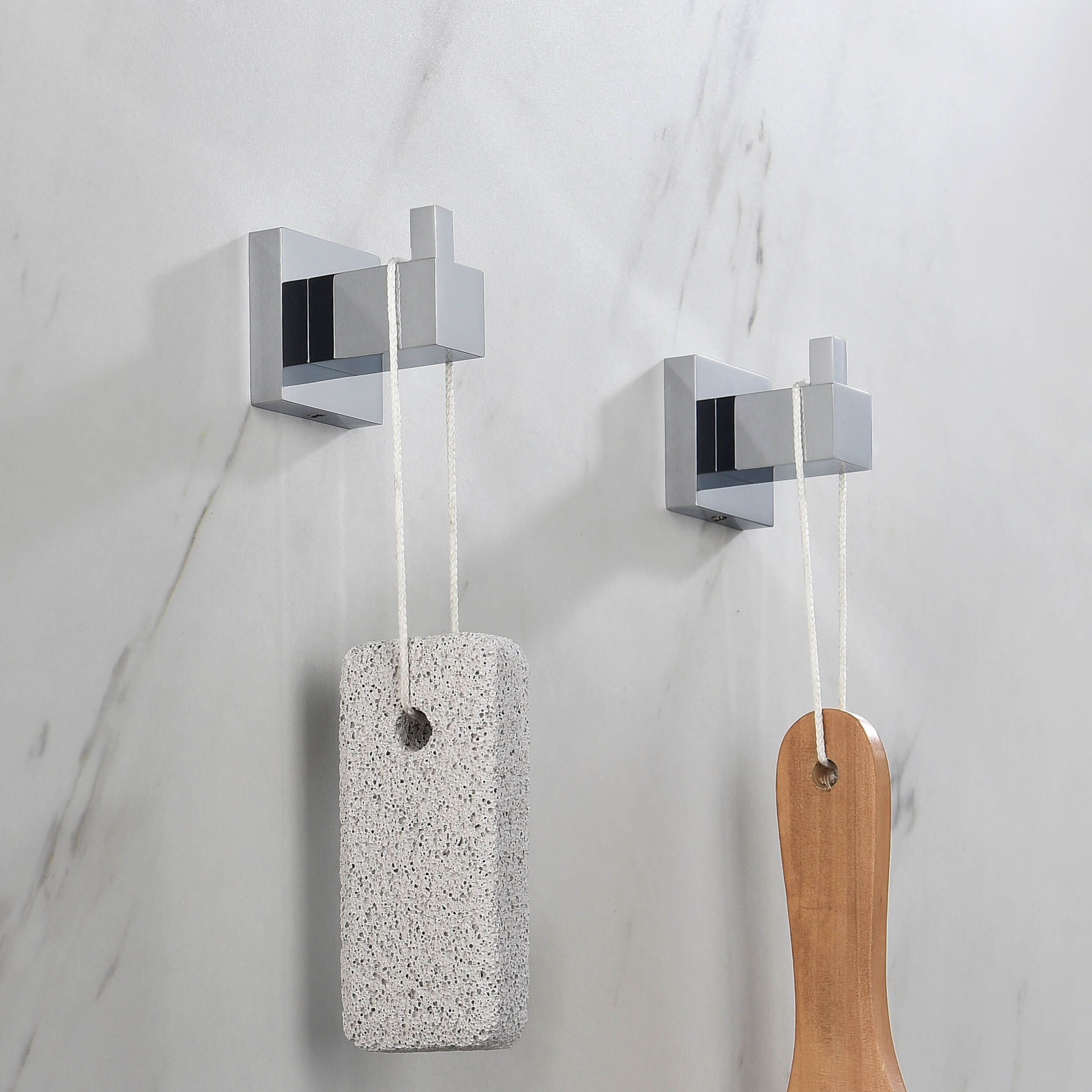 Cube 4-Piece Bathroom Hardware Set - C-KBA15-4-2