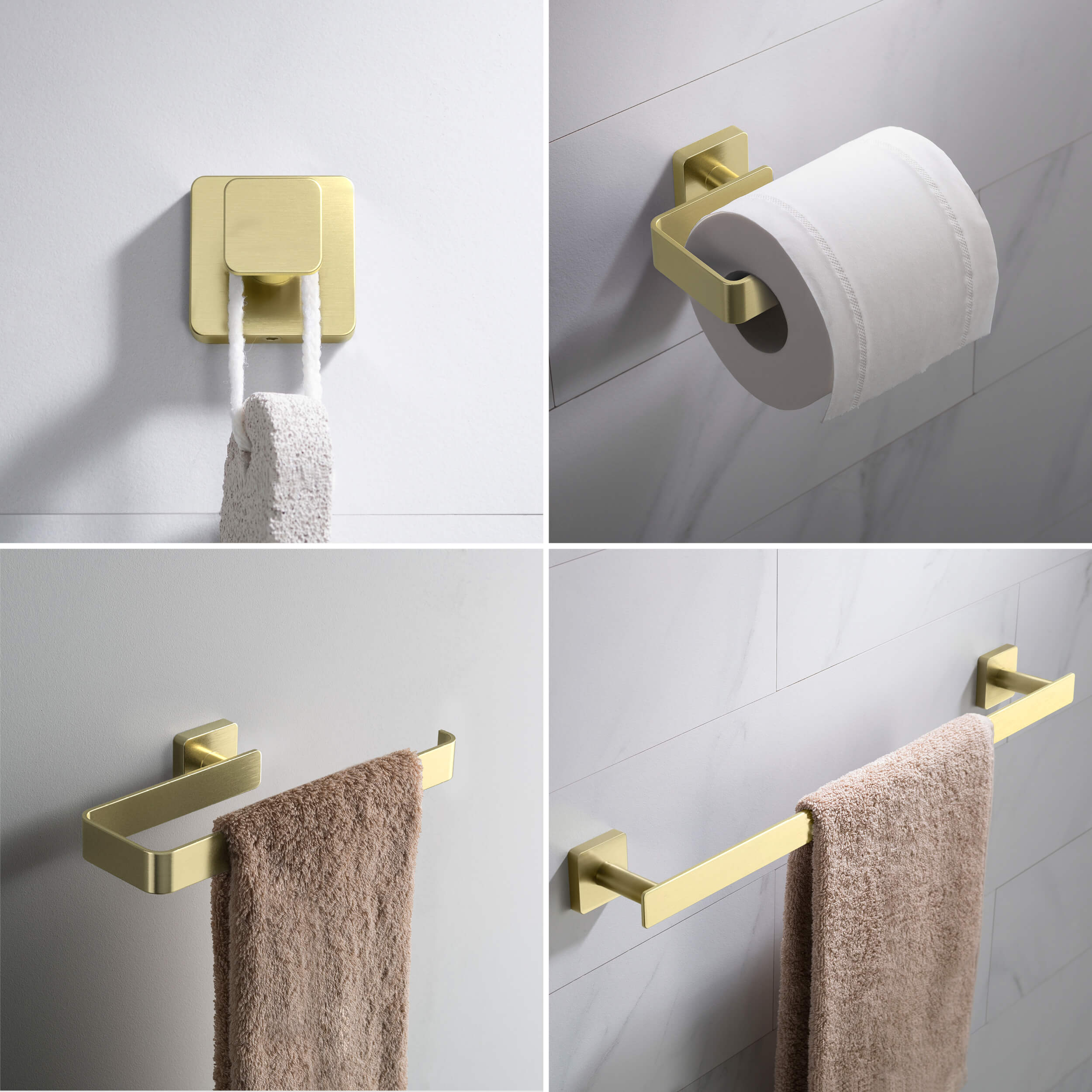 Blaze 4-Piece Bathroom Hardware Set - C-KBA16-4-2