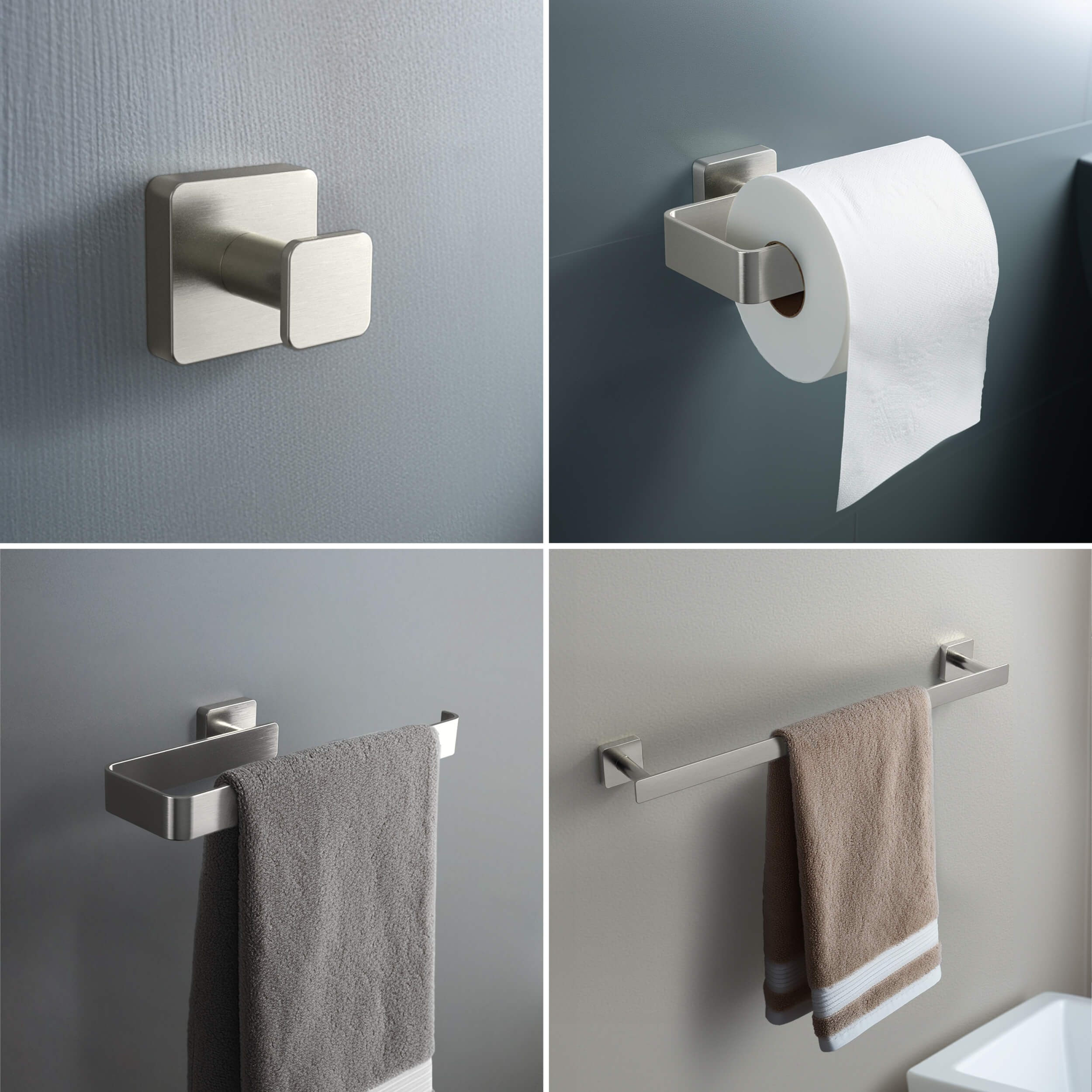 Blaze 4-Piece Bathroom Hardware Set - C-KBA16-4-2