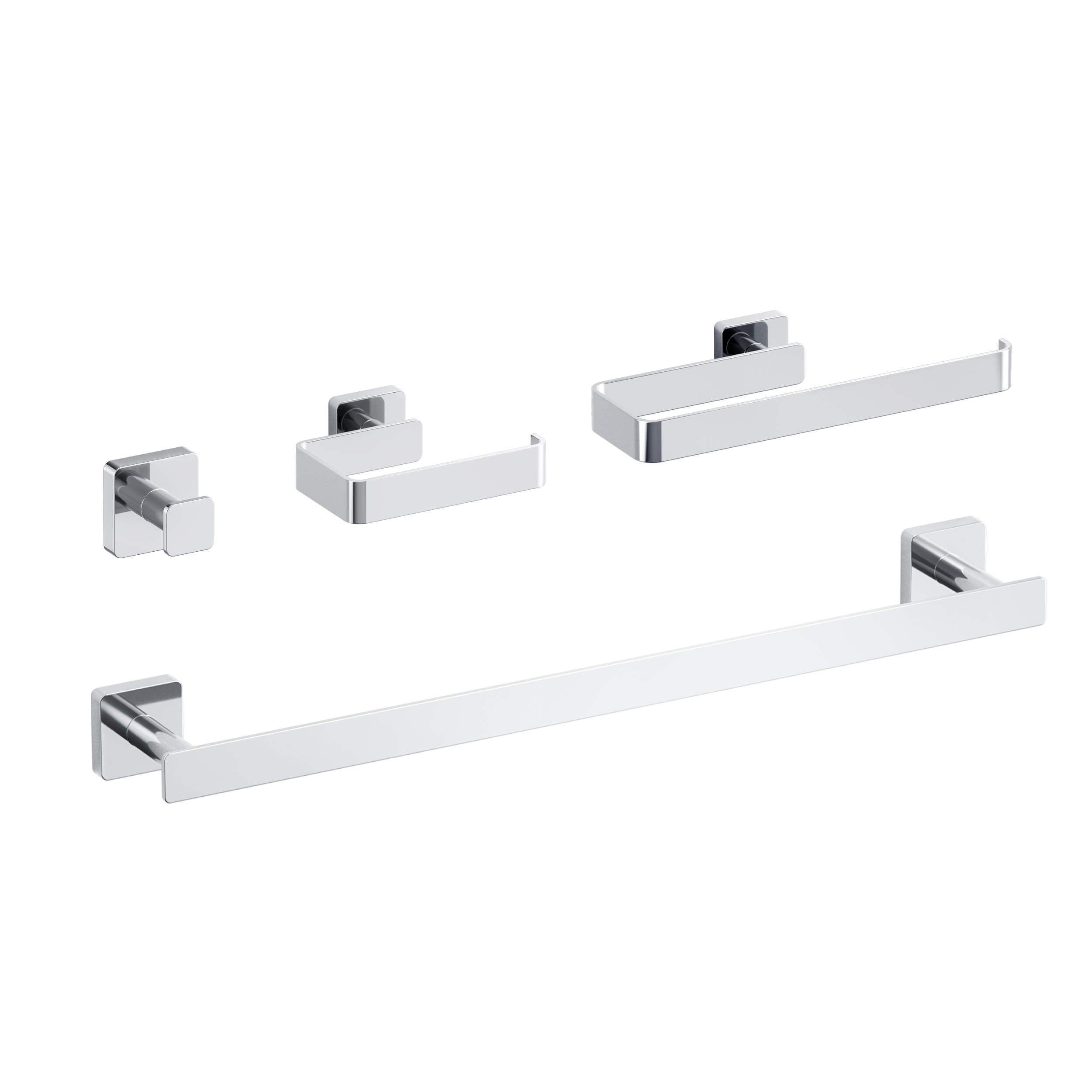 Blaze 4-Piece Bathroom Hardware Set - C-KBA16-4-2