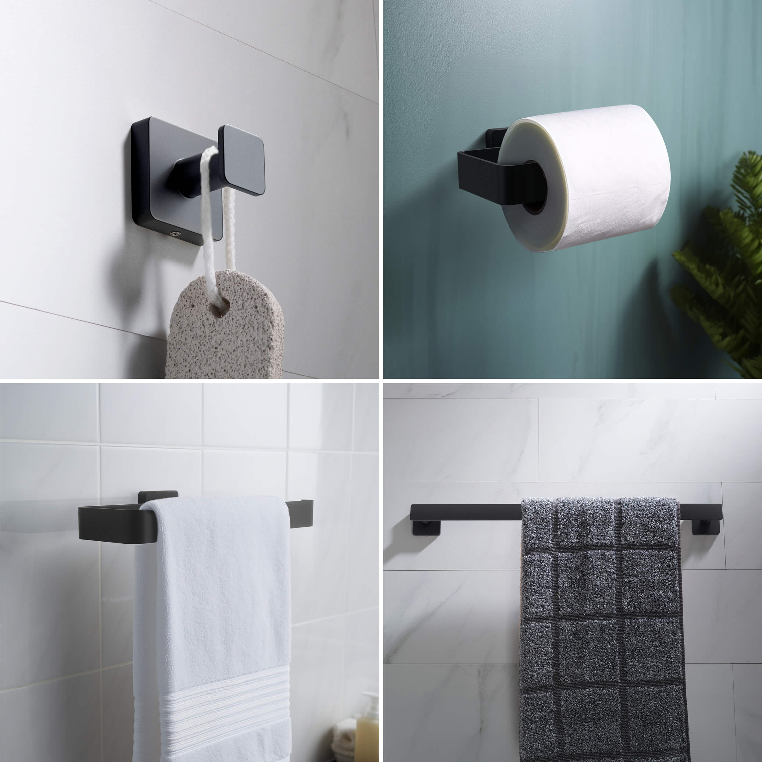 Blaze 4-Piece Bathroom Hardware Set - C-KBA16-4-2