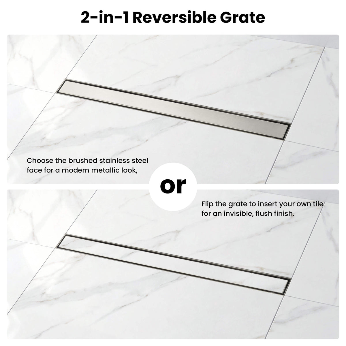 32 inch Tile-in Linear Shower Drain - KFD3201