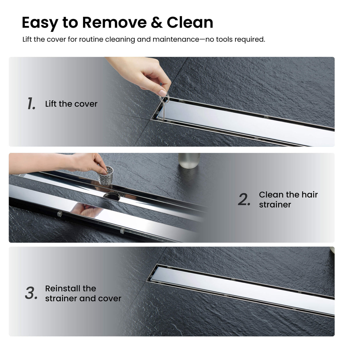 32 inch Tile-in Linear Shower Drain - KFD3201