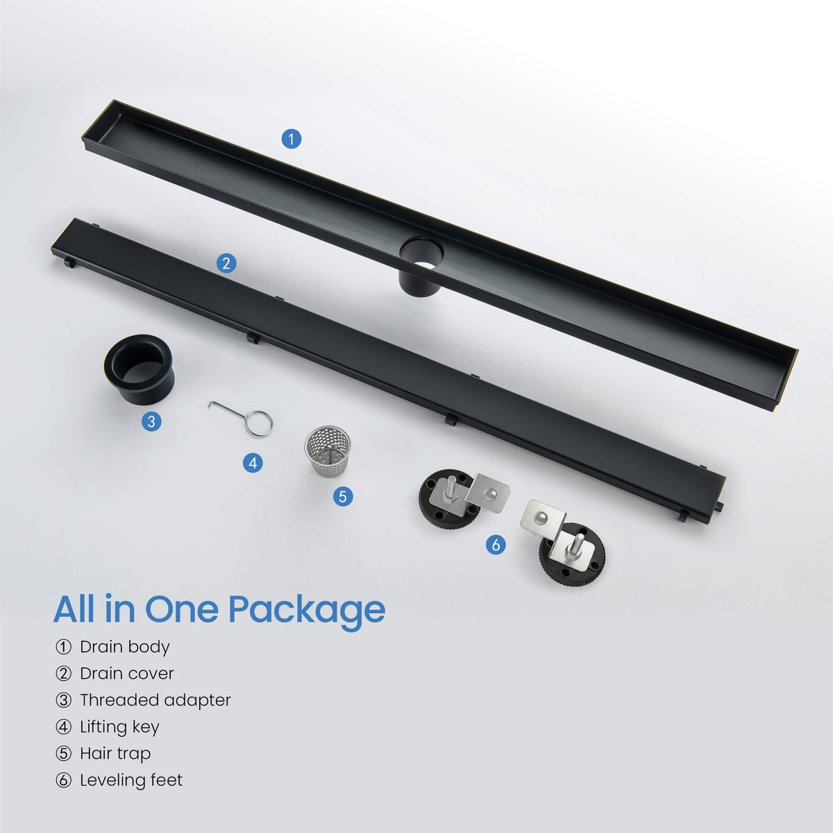 32 inch Tile-in Linear Shower Drain - KFD3201