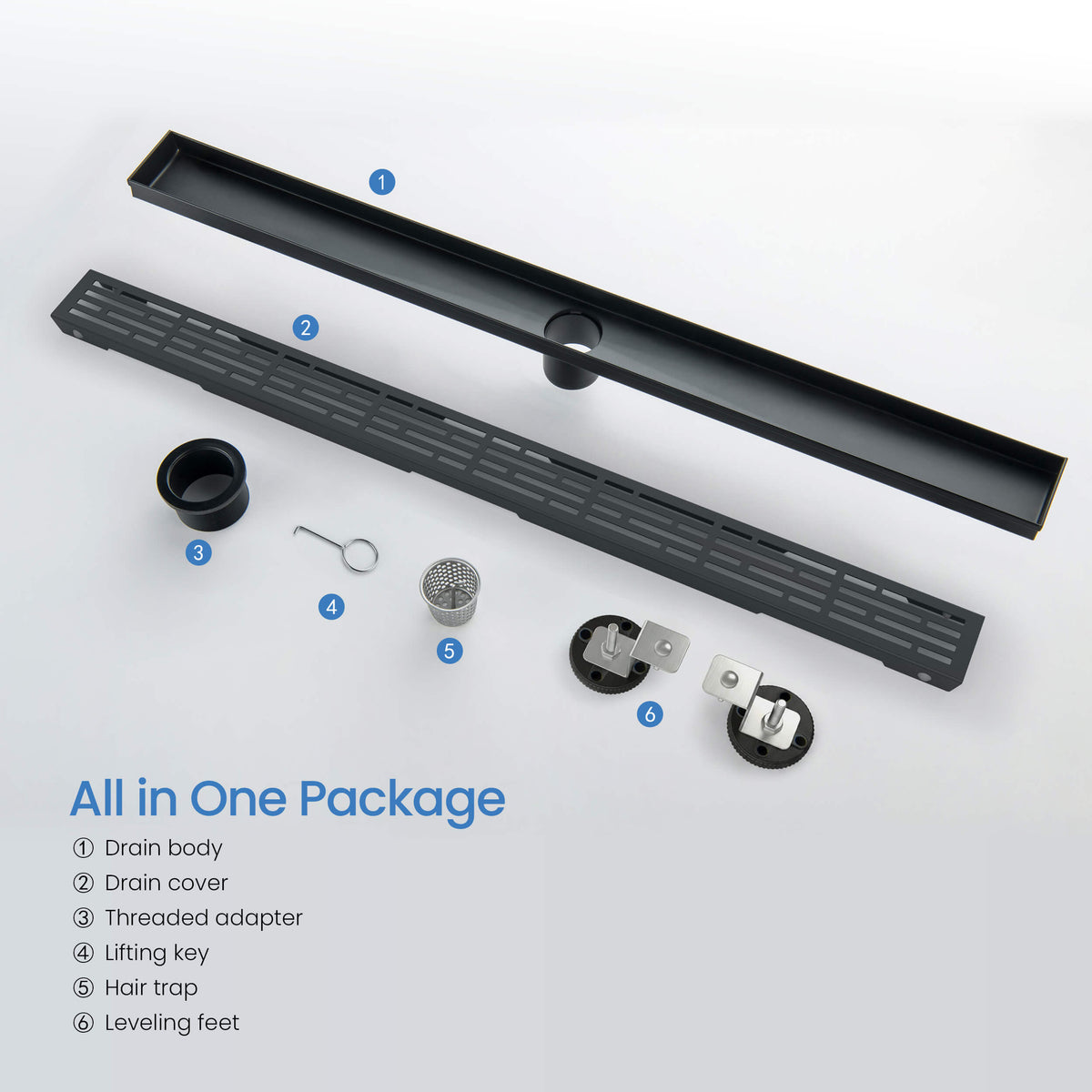 32 inch Linear Shower Drain - KFD3202