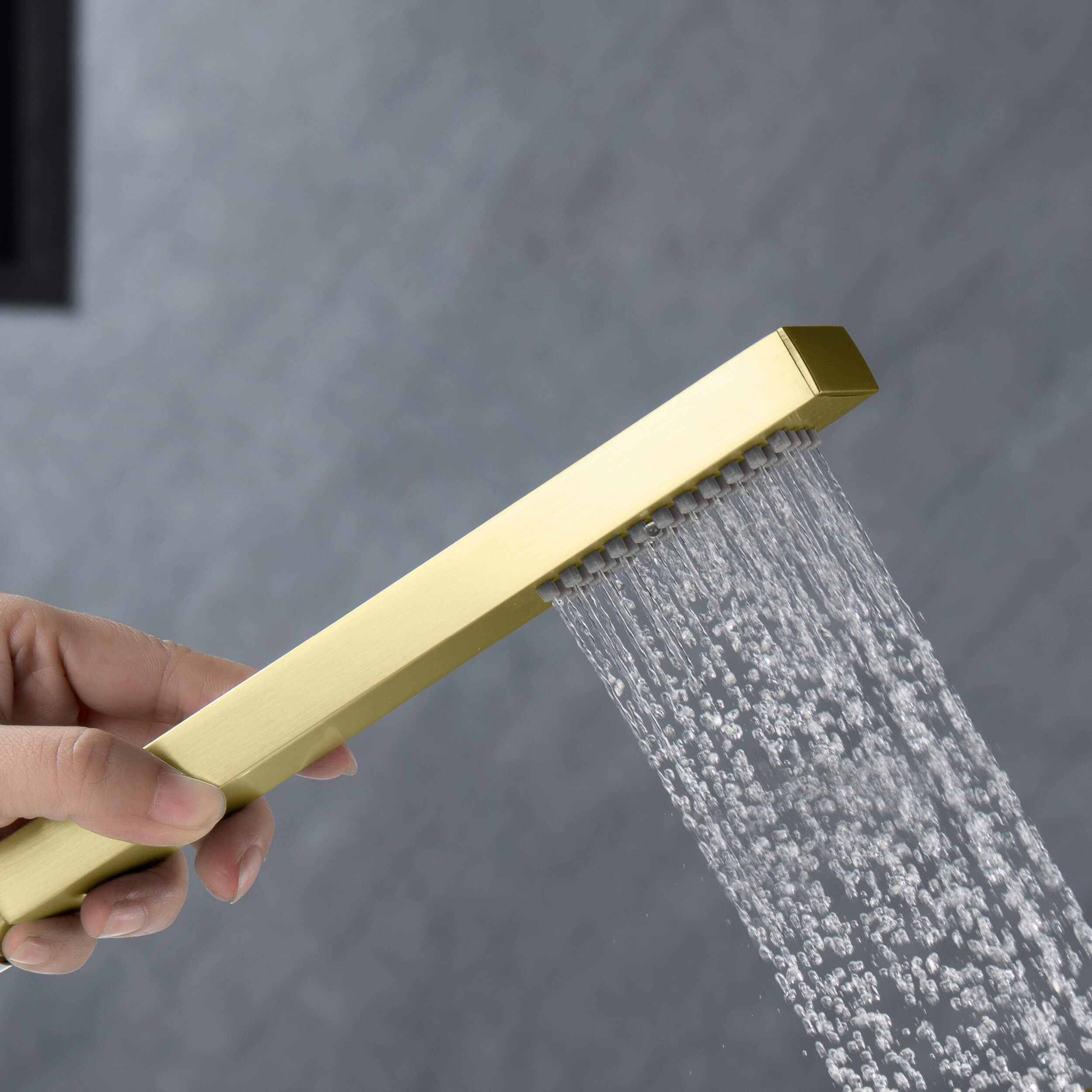 Cube Metal Handheld Shower Head HS1004