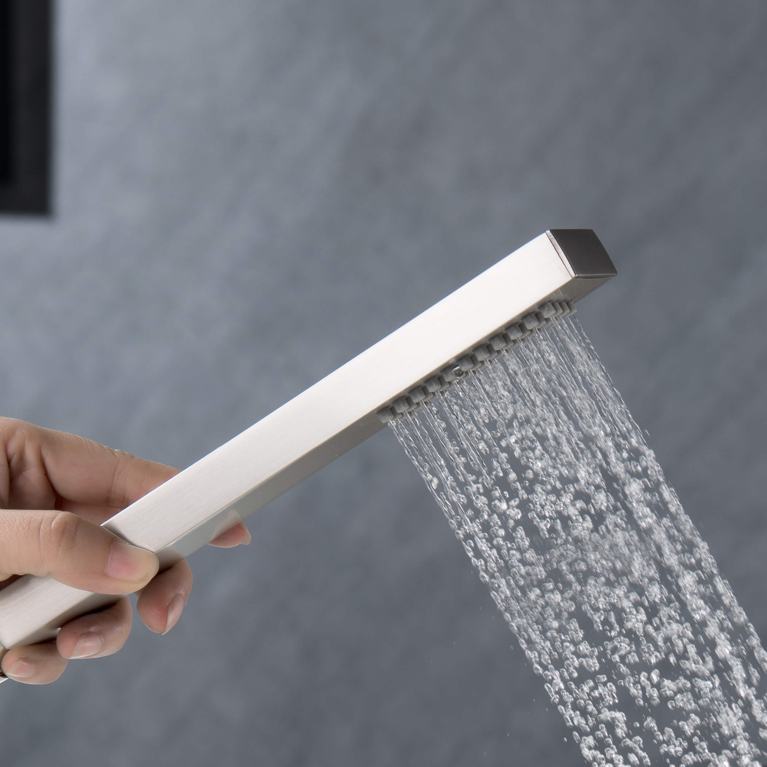 Cube Metal Handheld Shower Head HS1004