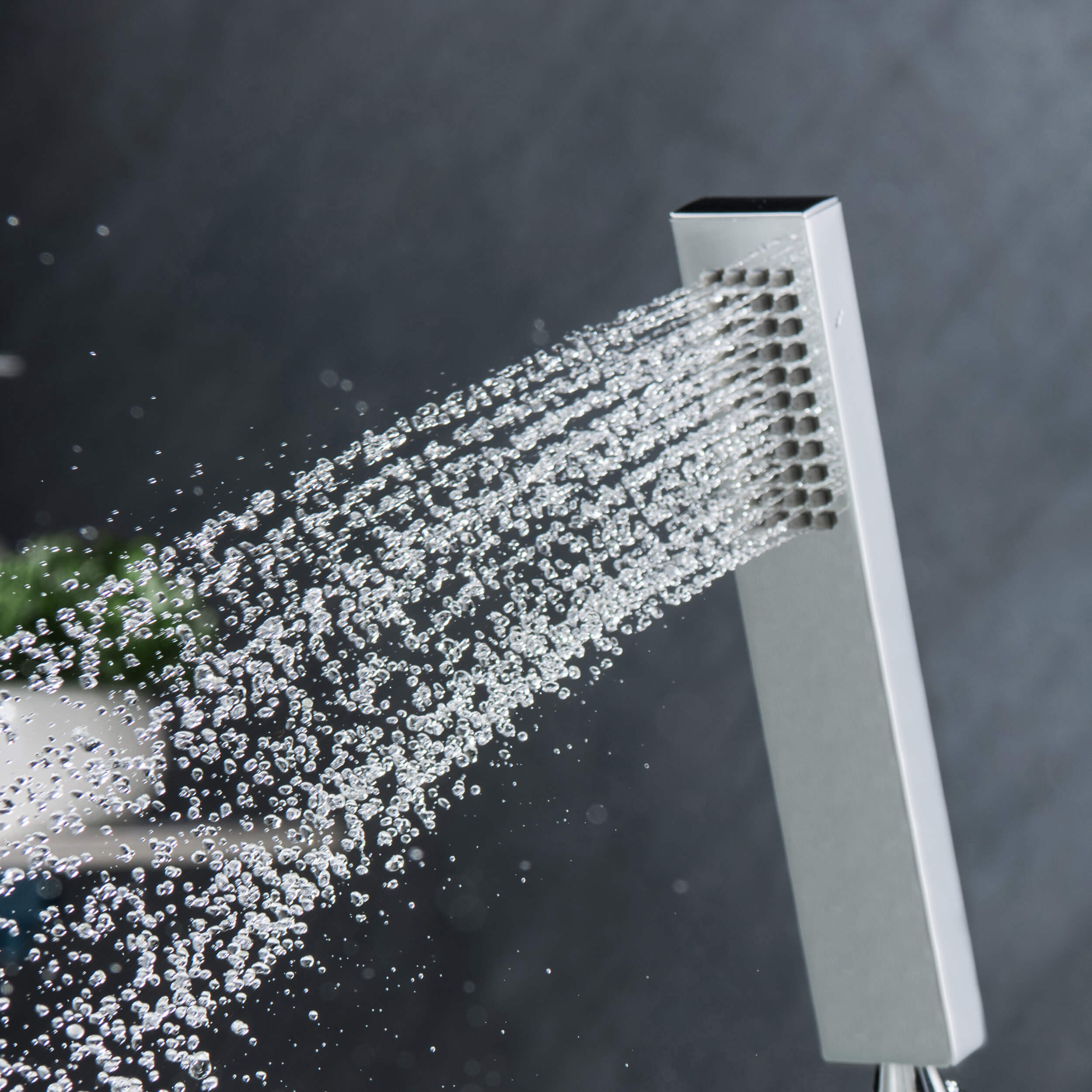 Cube Metal Handheld Shower Head HS1004