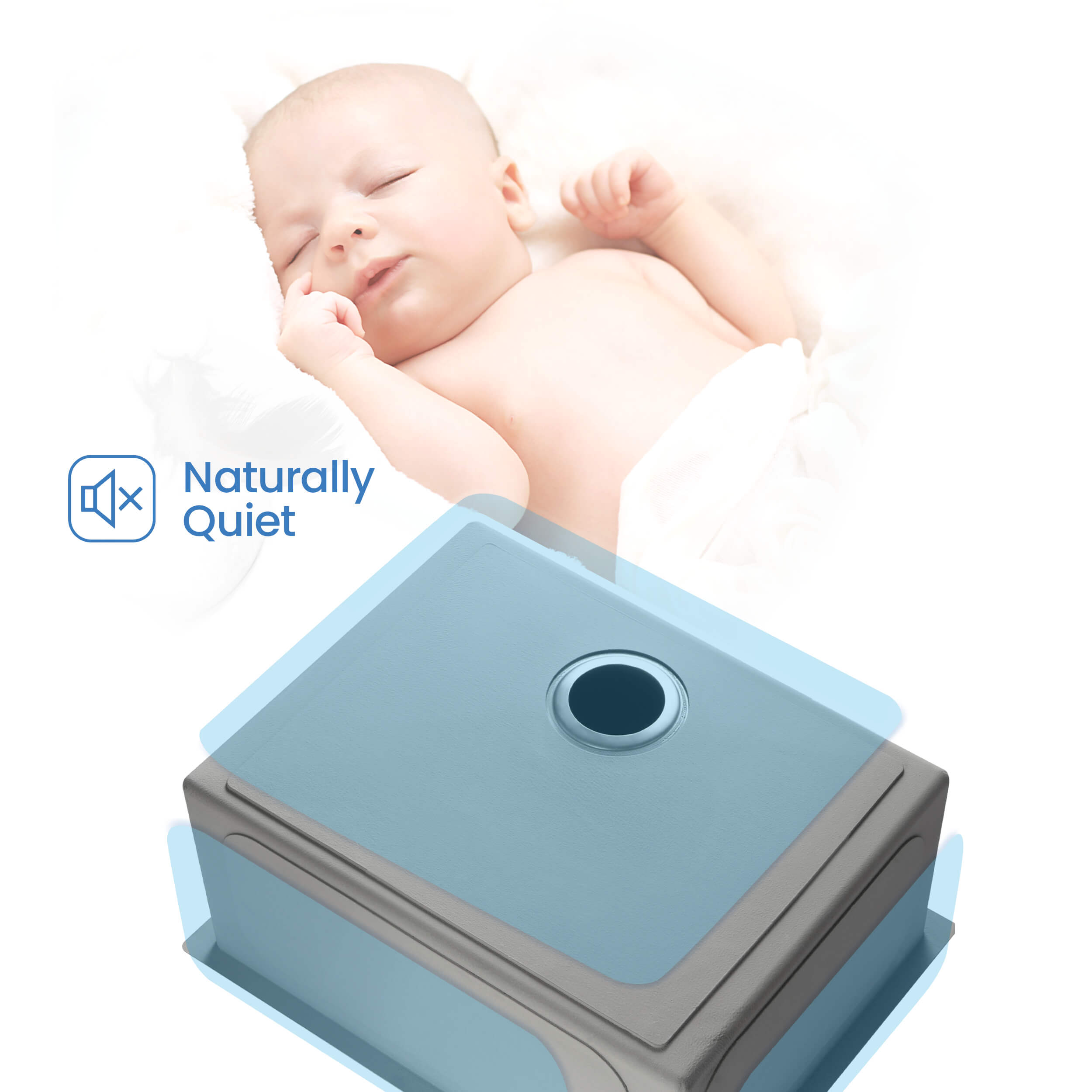 28″ Handcrafted Undermount Single Bowl 16 gauge Stainless Steel Kitchen Sink – K1-S28