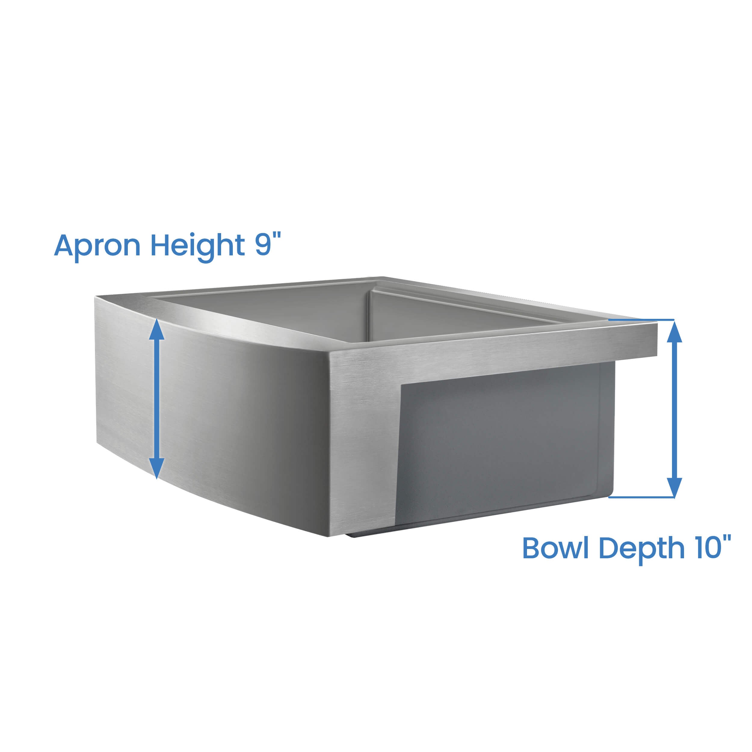 27″ Farmhouse Apron Single Bowl Stainless Steel Workstation Kitchen Sink – K1-SF27T