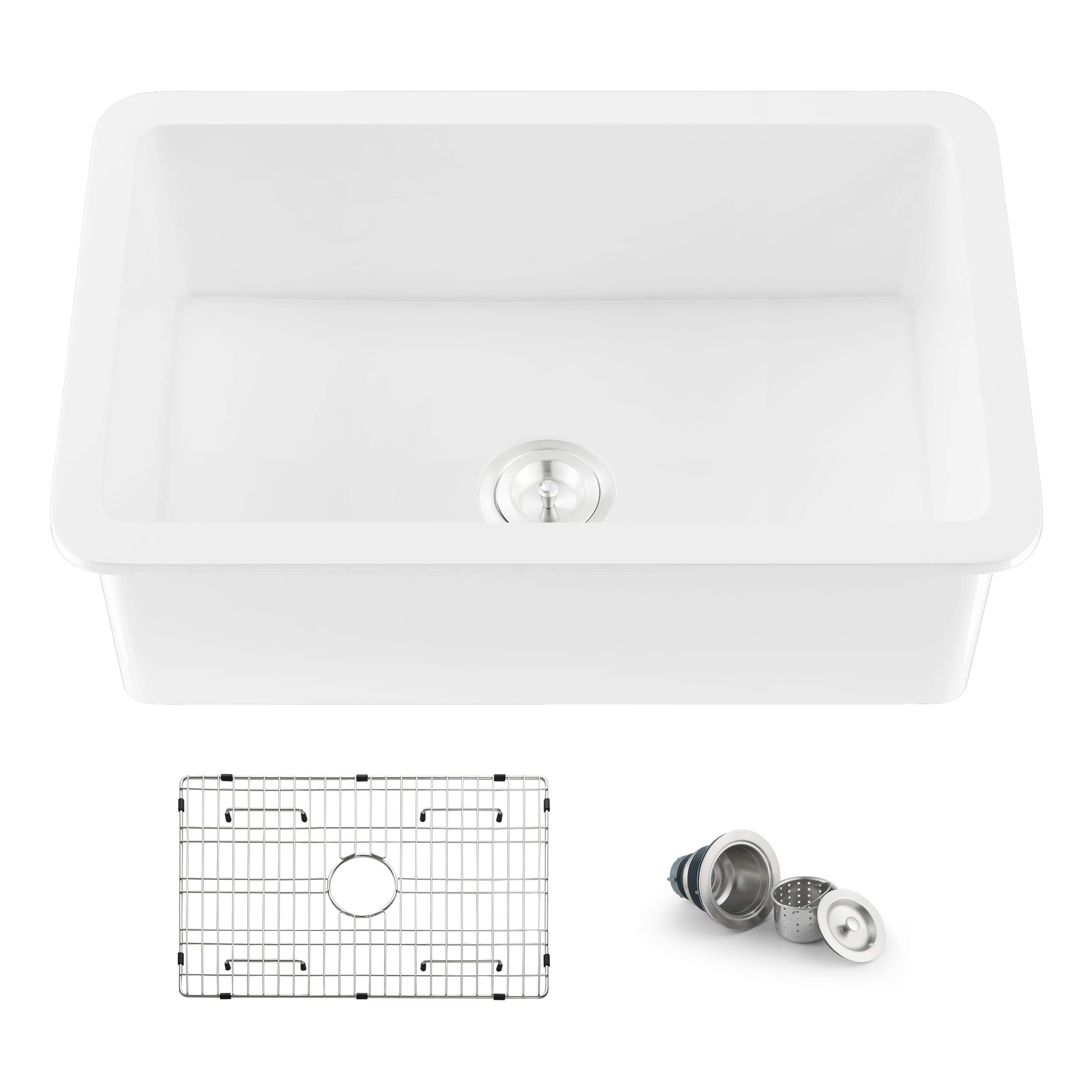 Landis 30″ Fireclay Kitchen Drop-In/Undermount Sink Single Bowl - K2-S30