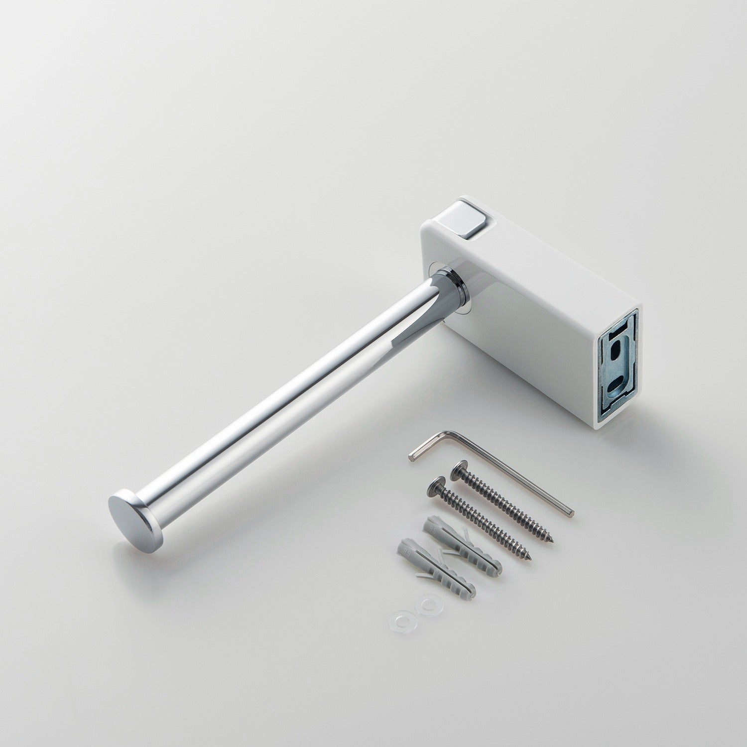 Bathroom Hardware Accessory Wall Mounted Tissue Holder includes Hook KBA1002
