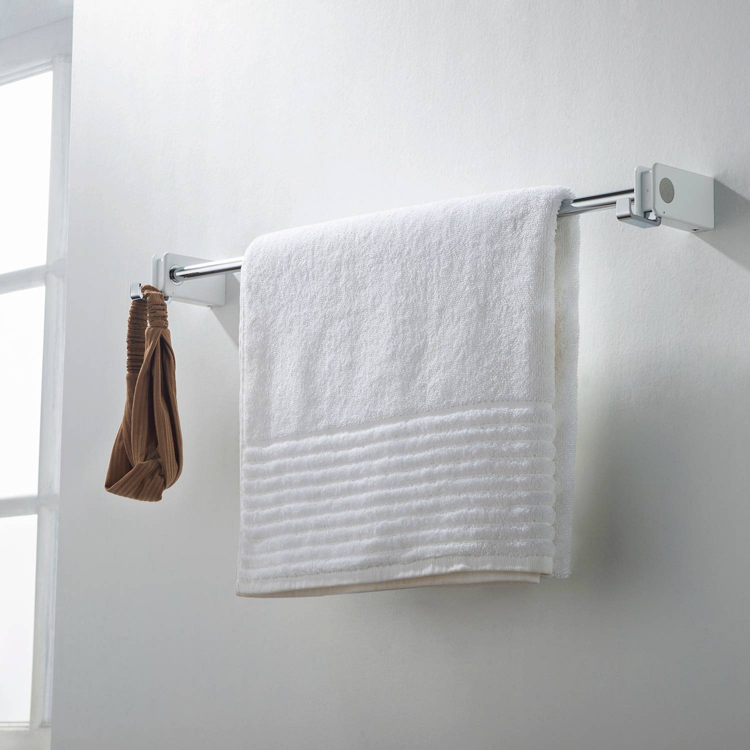 Bathroom Hardware Accessory Towel Wall Mounted Towel Bar with Hook KBA1003