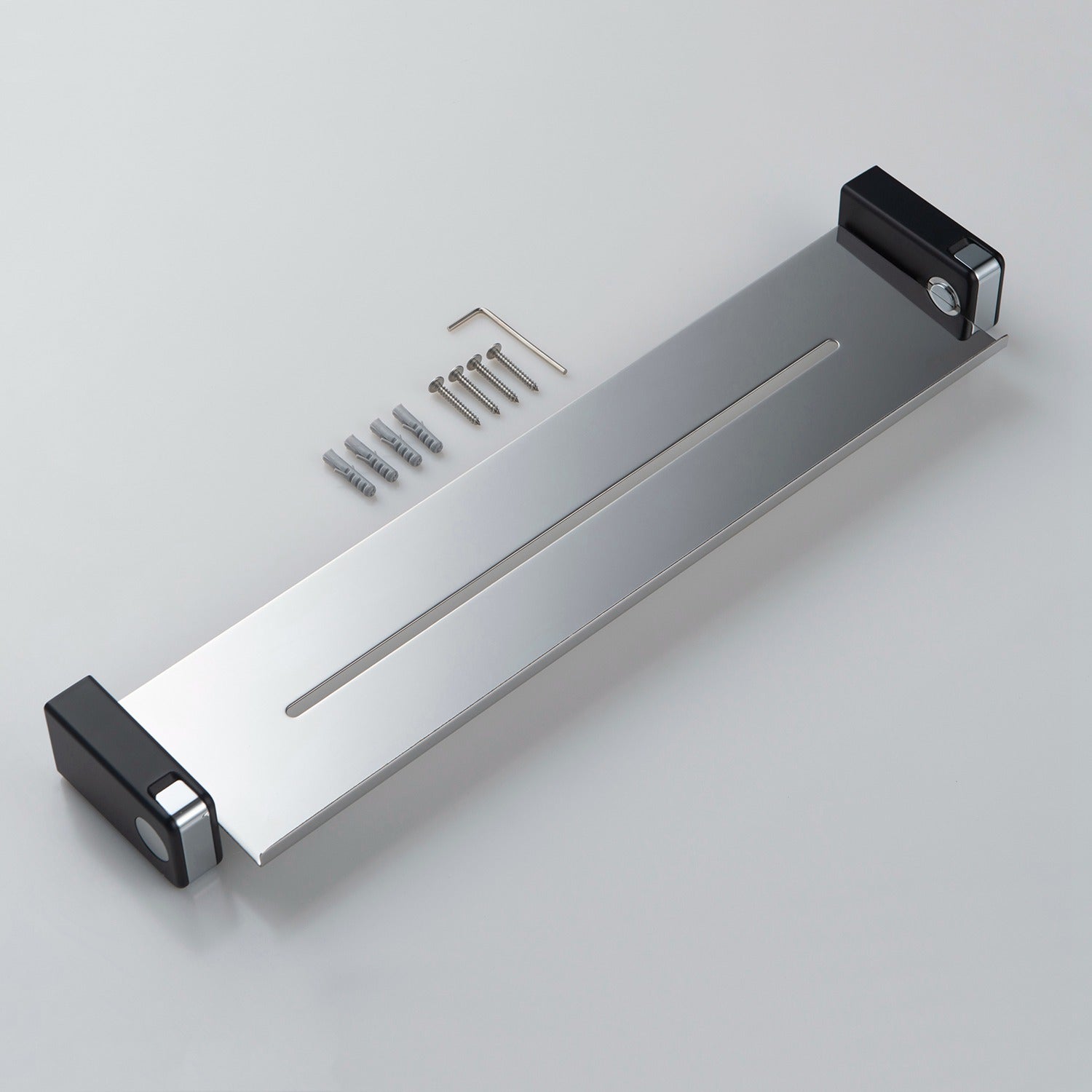 Bathroom Hardware Accessory Wall Mounted Towel Shelf with Hook KBA1005