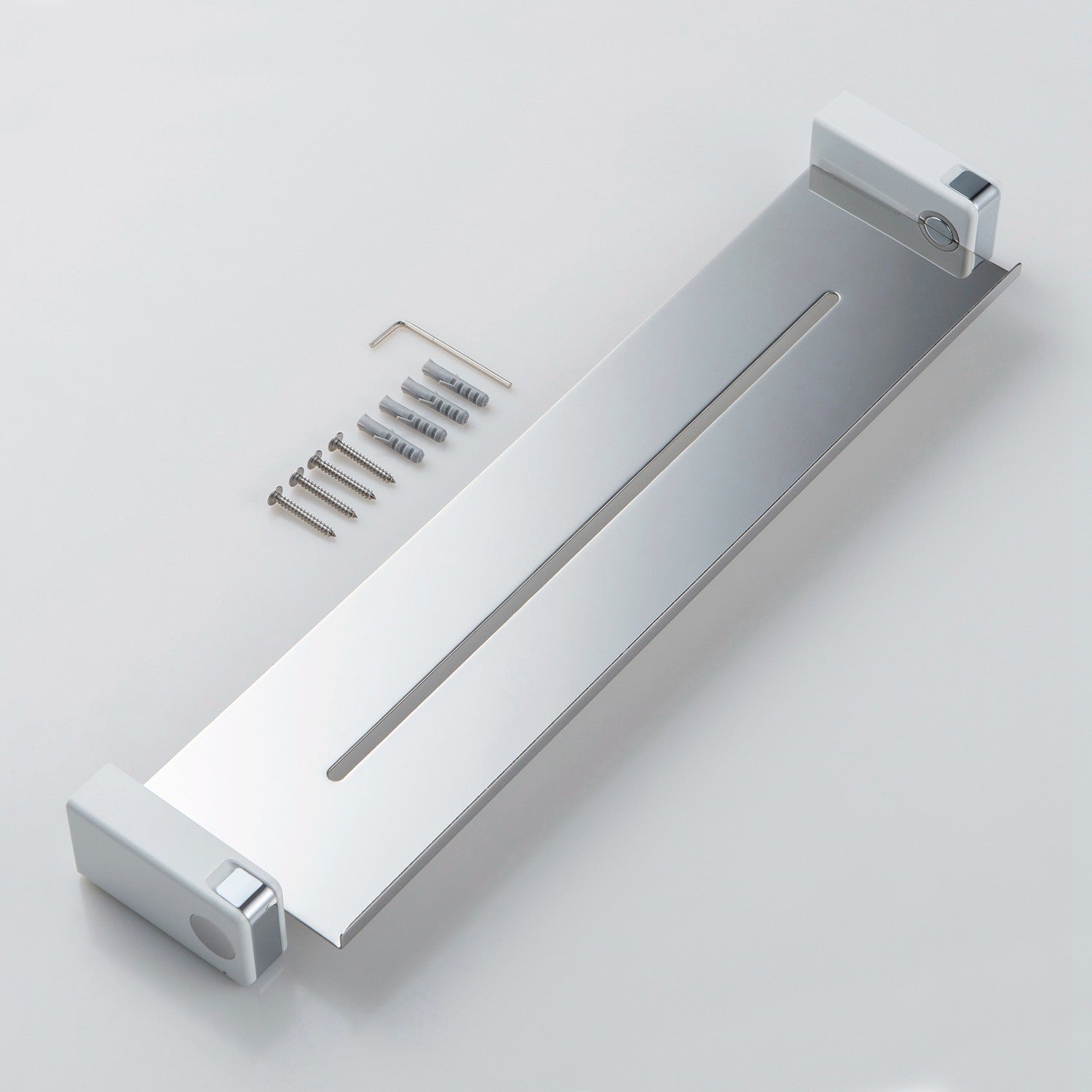 Bathroom Hardware Accessory Wall Mounted Towel Shelf with Hook KBA1005
