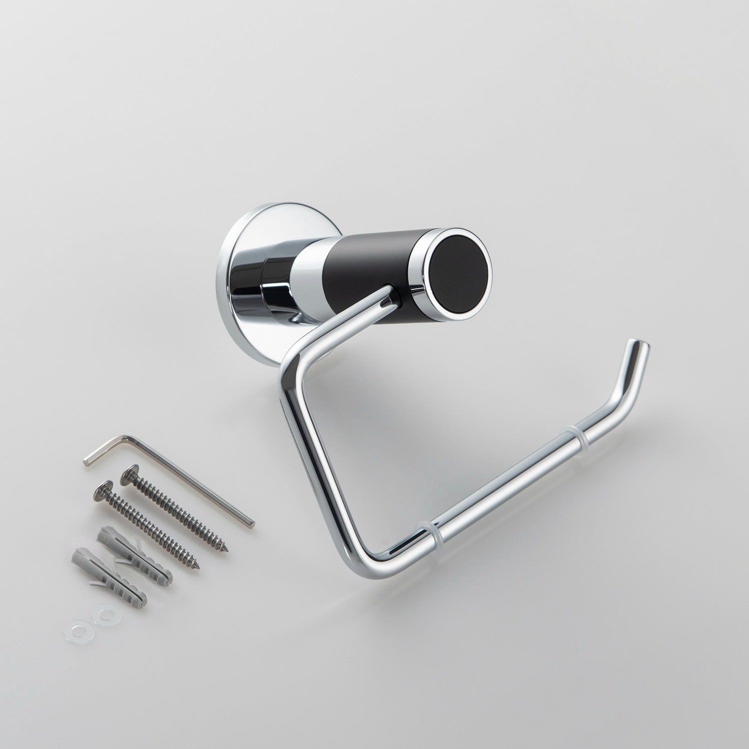 Bathroom Hardware Accessory Wall Mounted Tissue Holder with Hook KBA1102