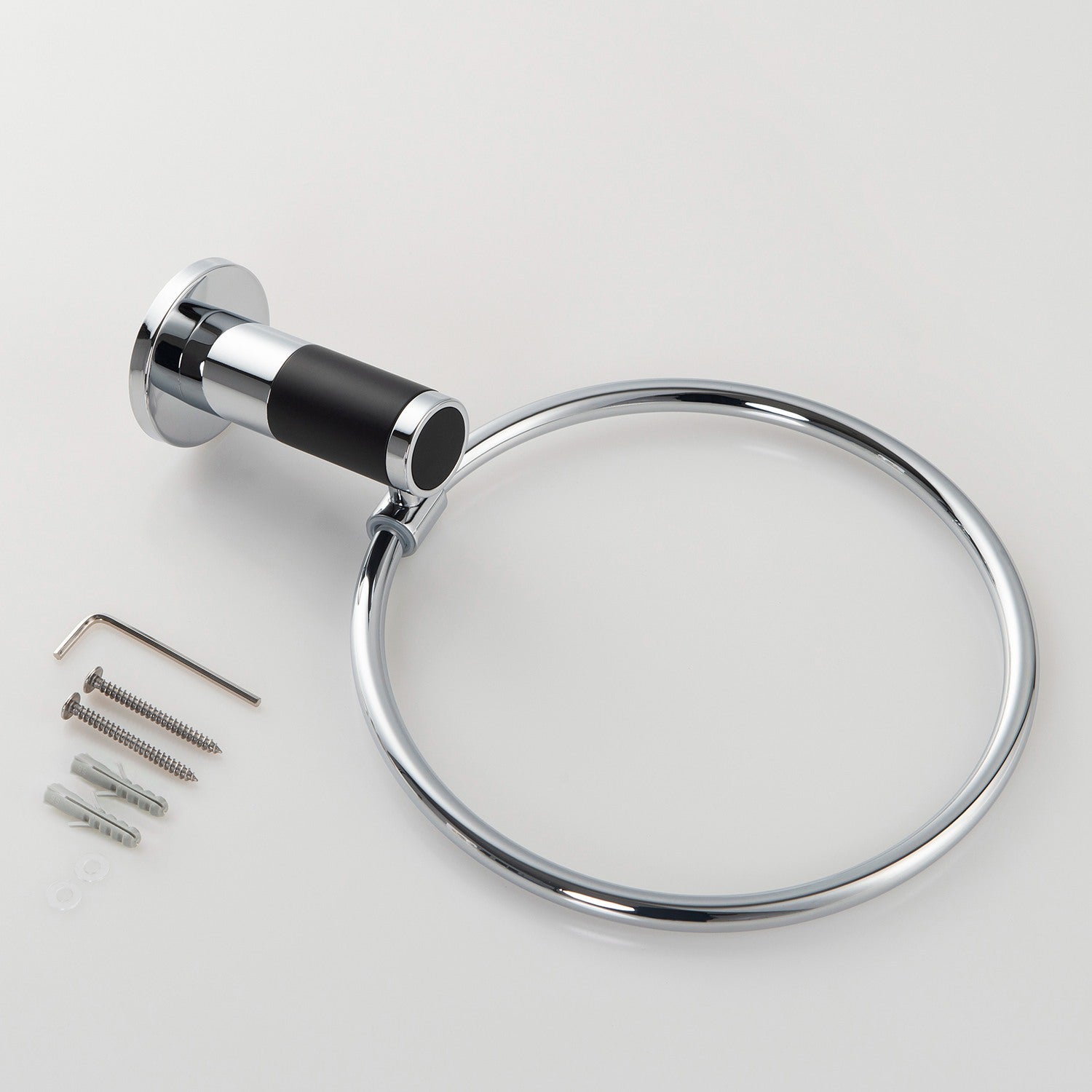 Bathroom Hardware Accessory Wall Mounted Round Towel Ring KBA1103