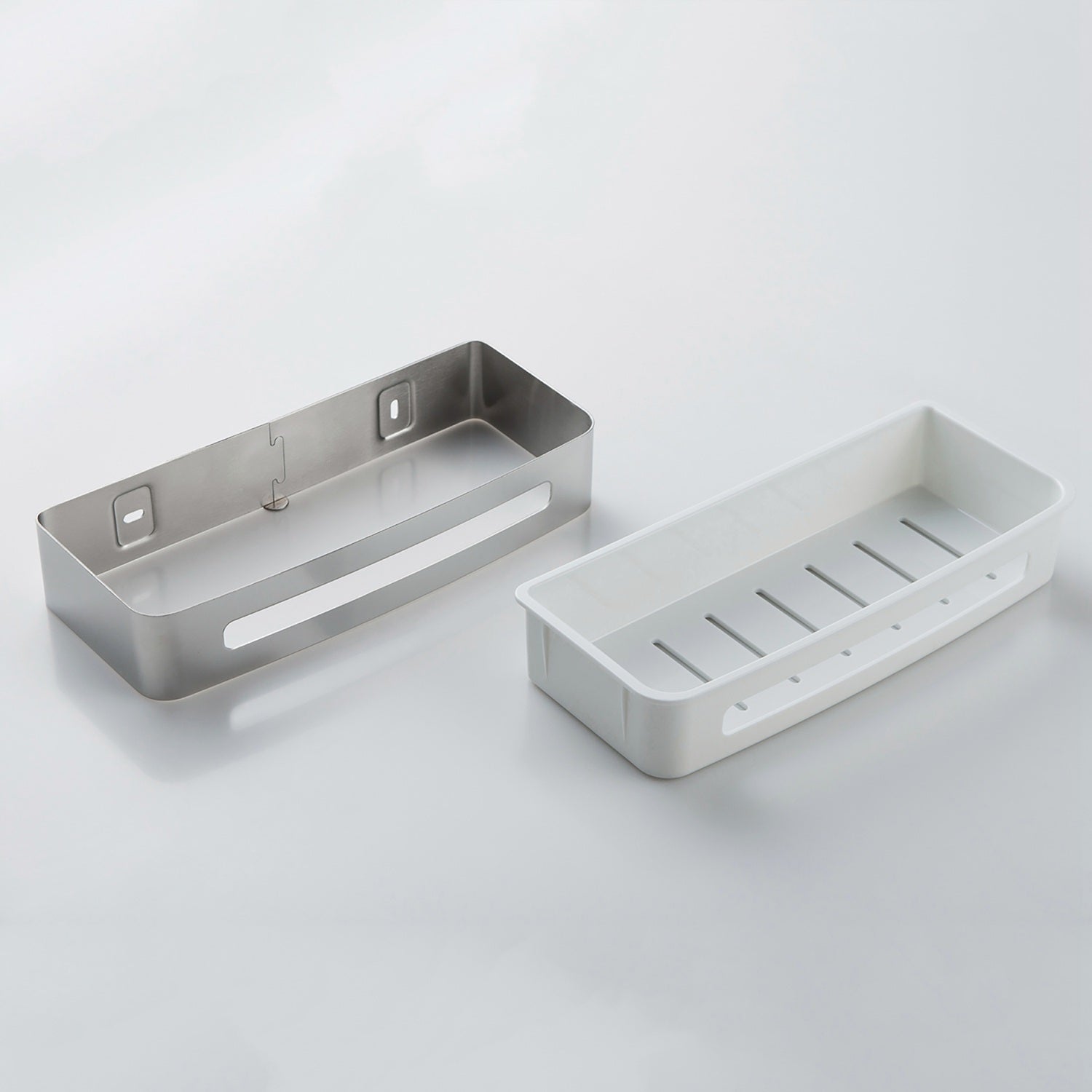 Chrome Bathroom Hardware Accessory Wall Mounted Front Basket KBA1202