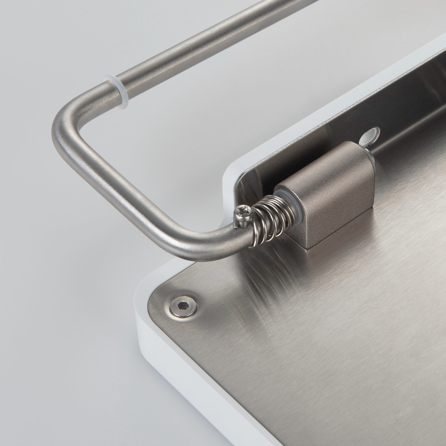 Bathroom Brusheded Nickel Hardware Accessory Wall Mounted Tissue Holder with Shelf KBA1207