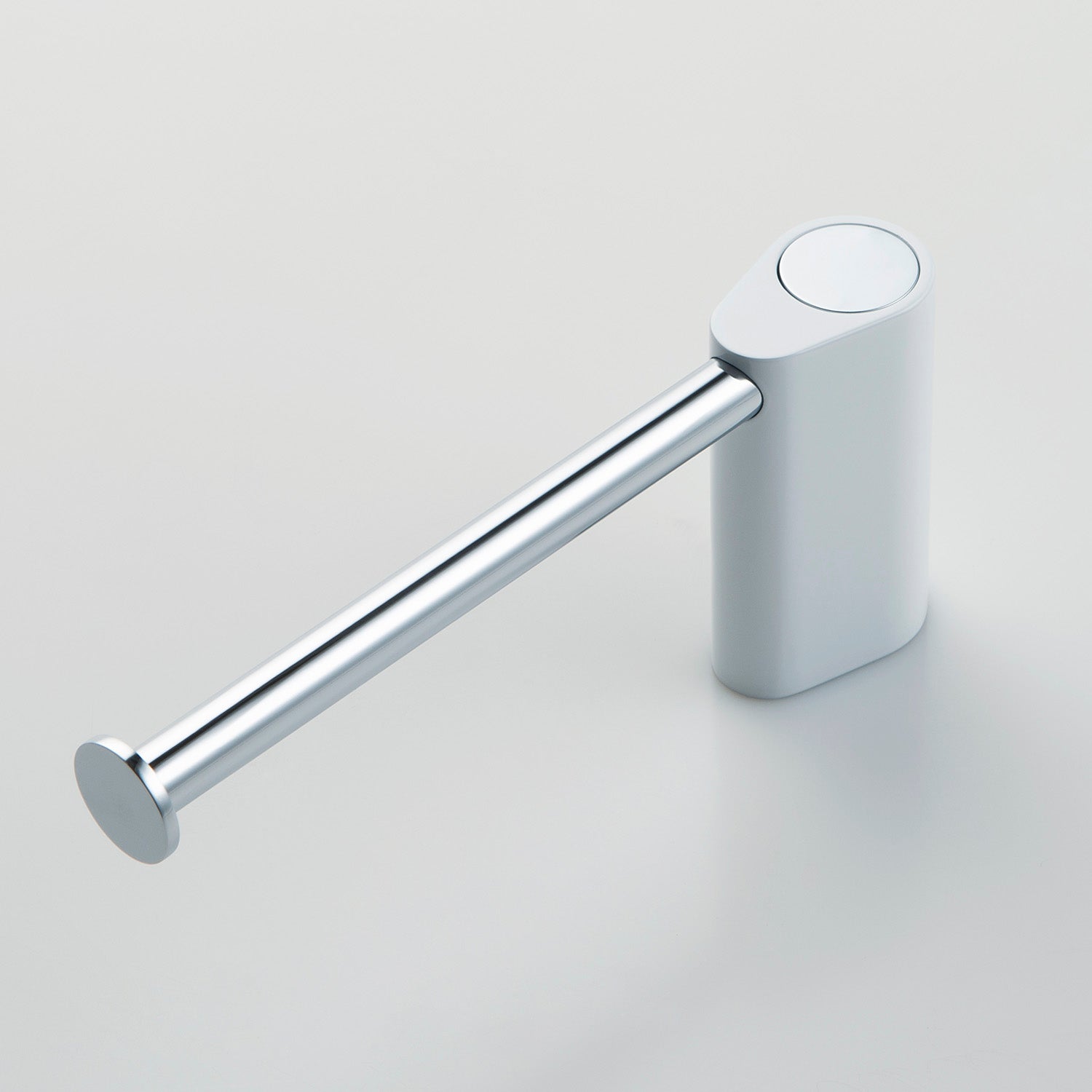 Chrome White Bathroom Hardware Accessory Wall Mounted Tissue Holder with Hook KBA1302