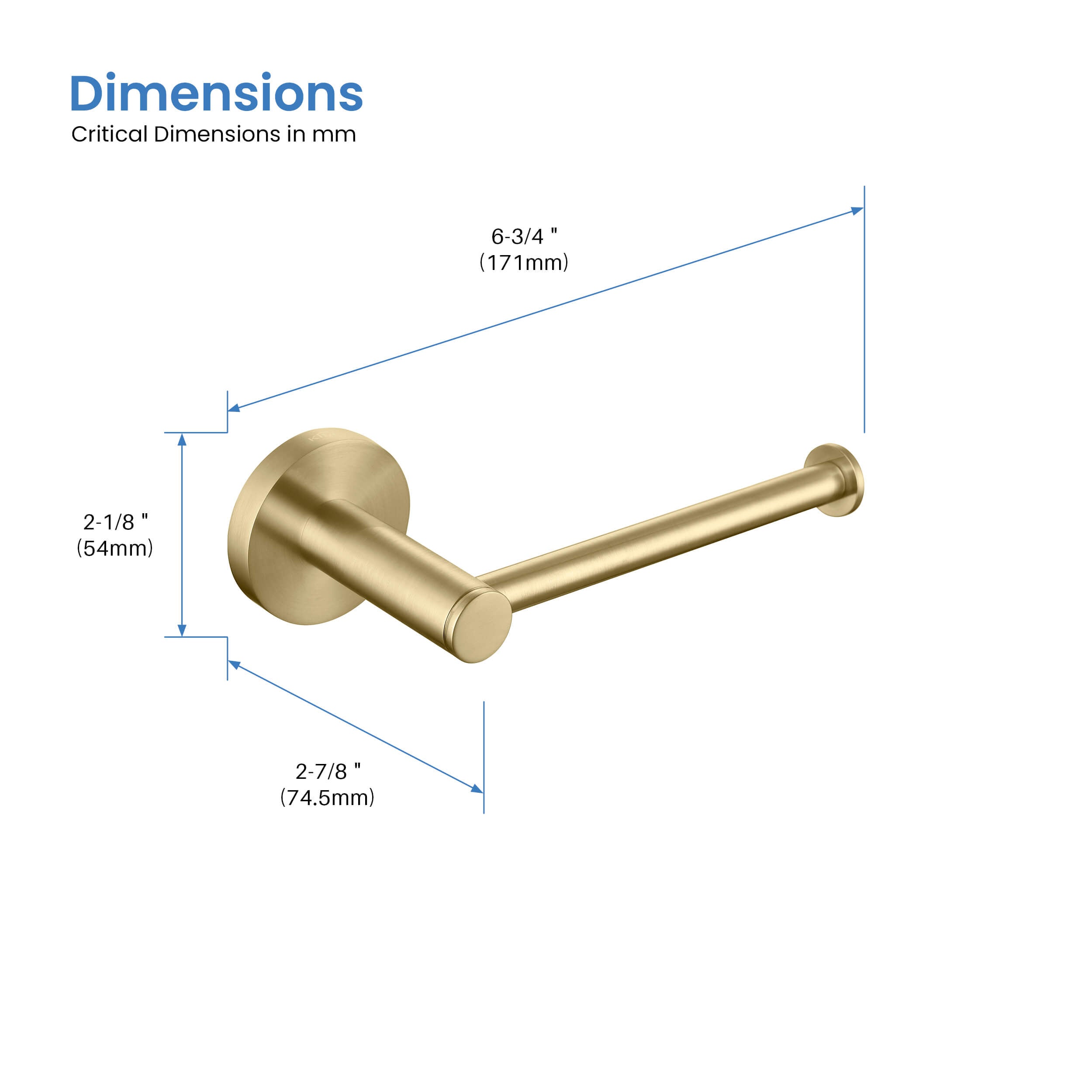 Circular Bathroom Toilet Paper Holder KBA1402