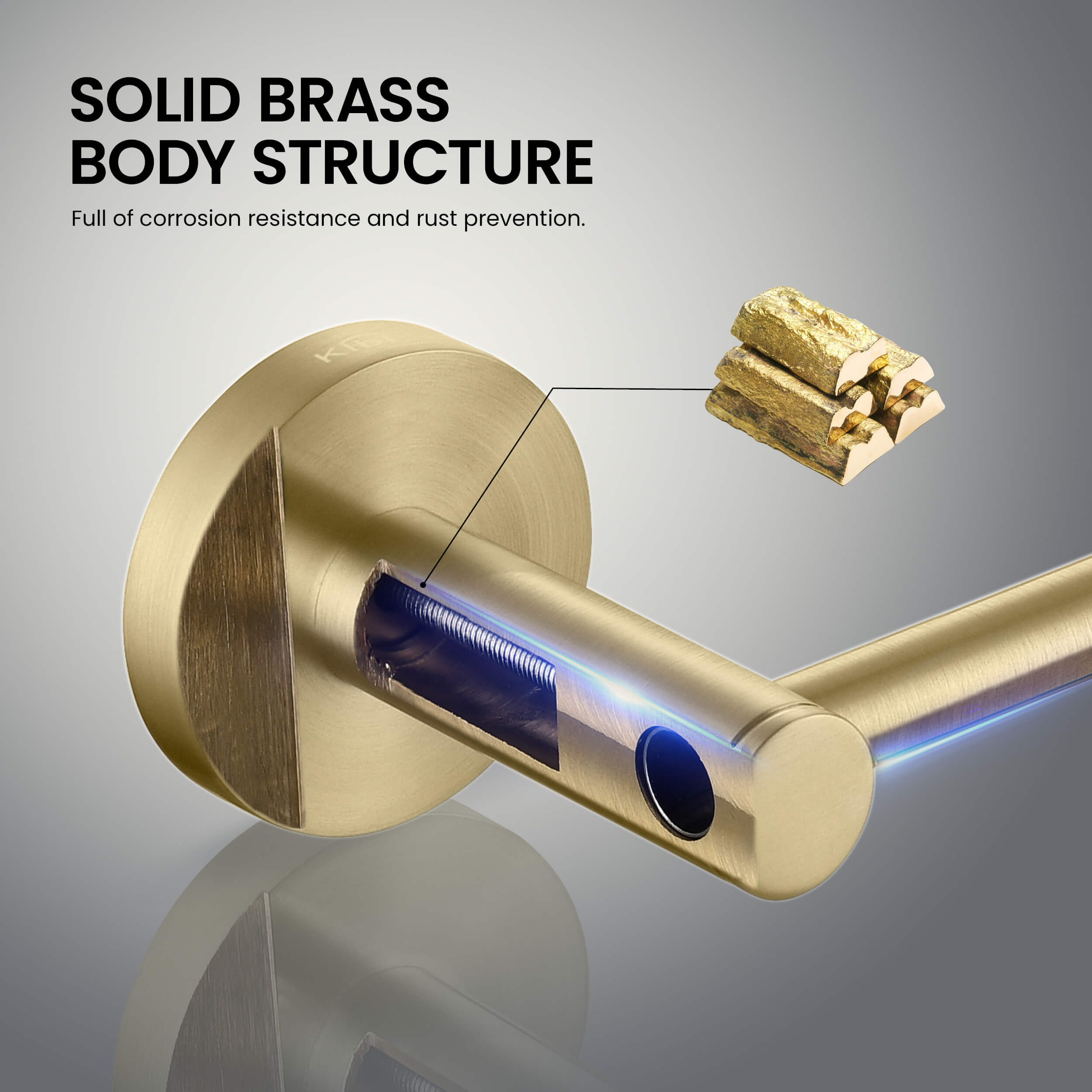 Circular Bathroom Toilet Paper Holder KBA1402