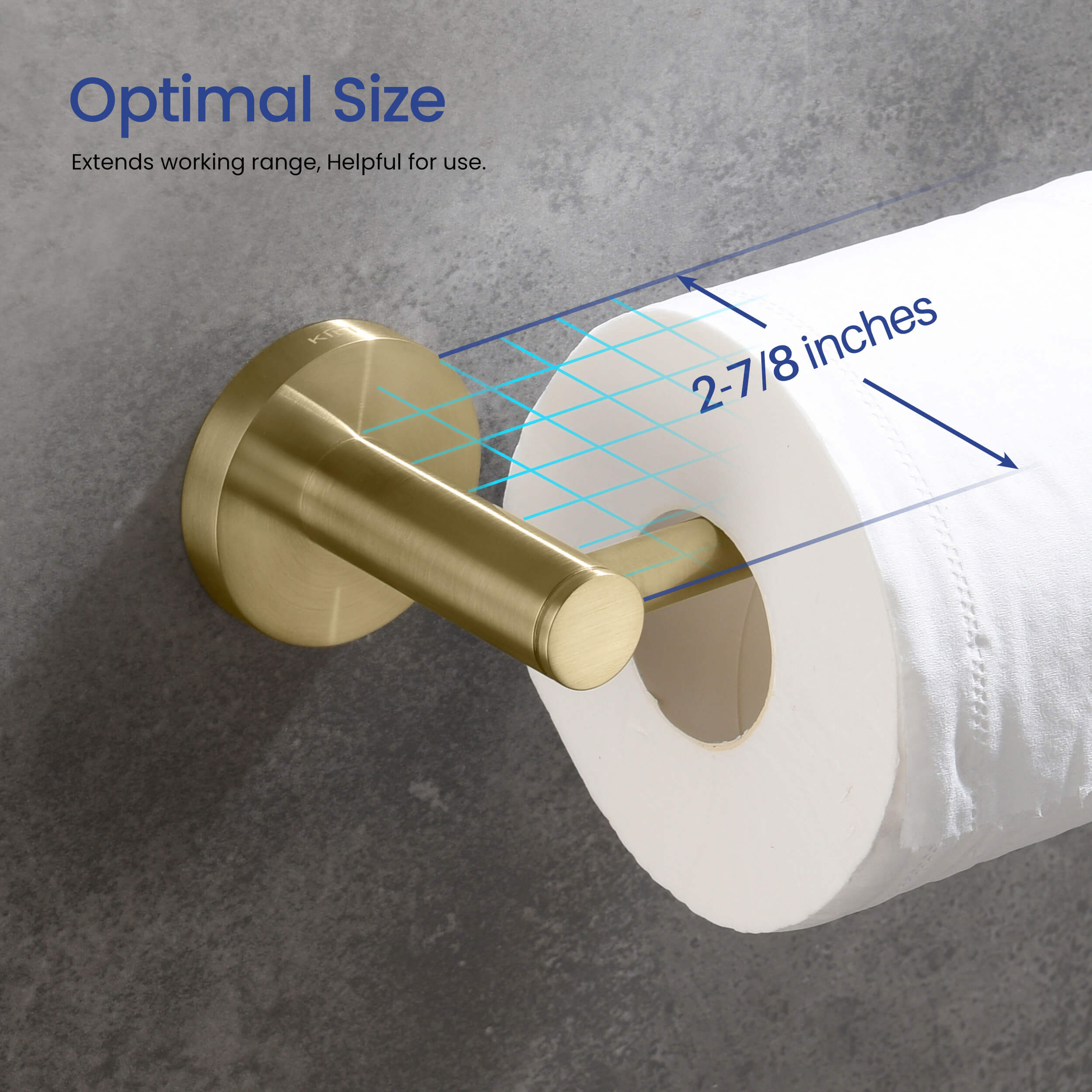 Circular Bathroom Toilet Paper Holder KBA1402