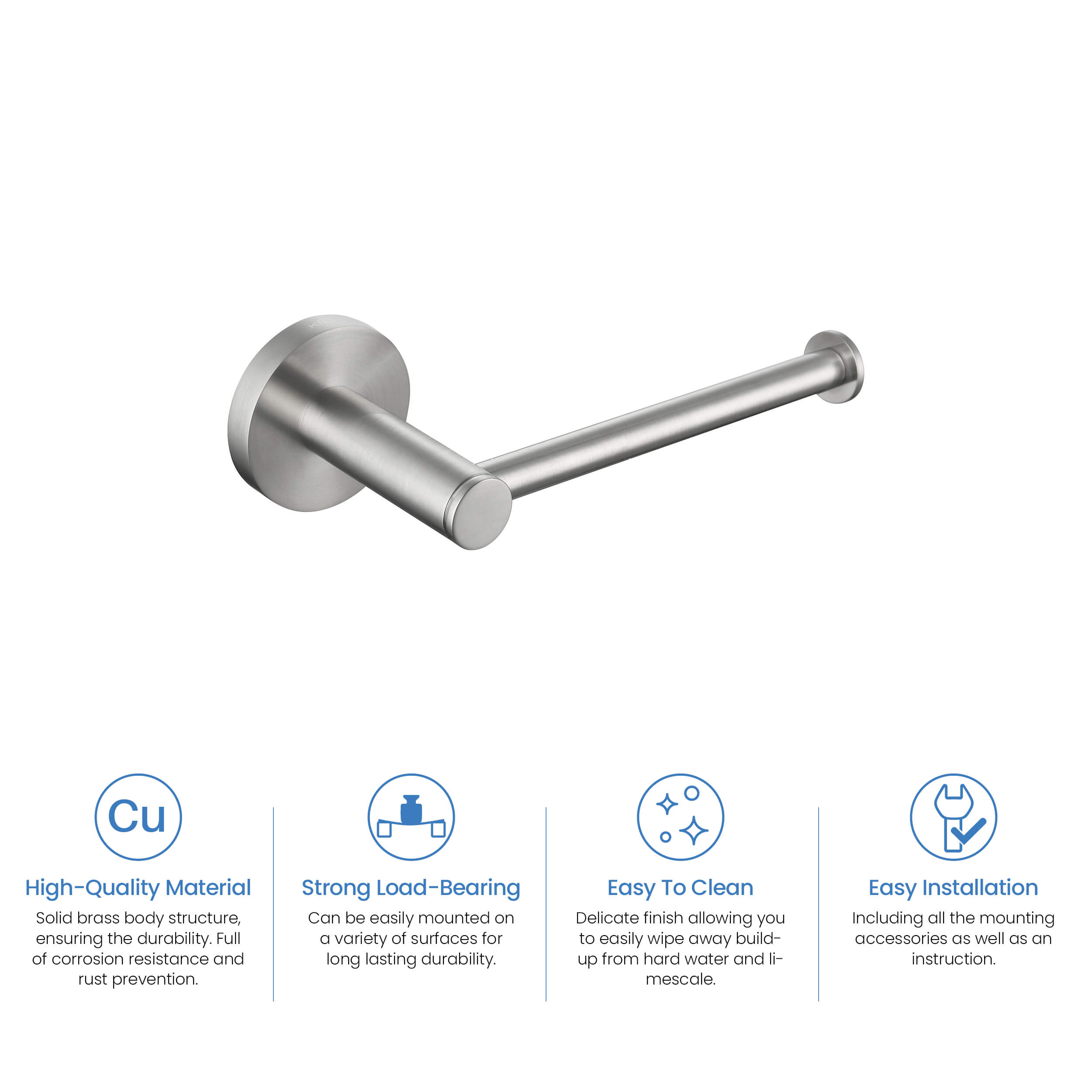 Circular Bathroom Toilet Paper Holder KBA1402