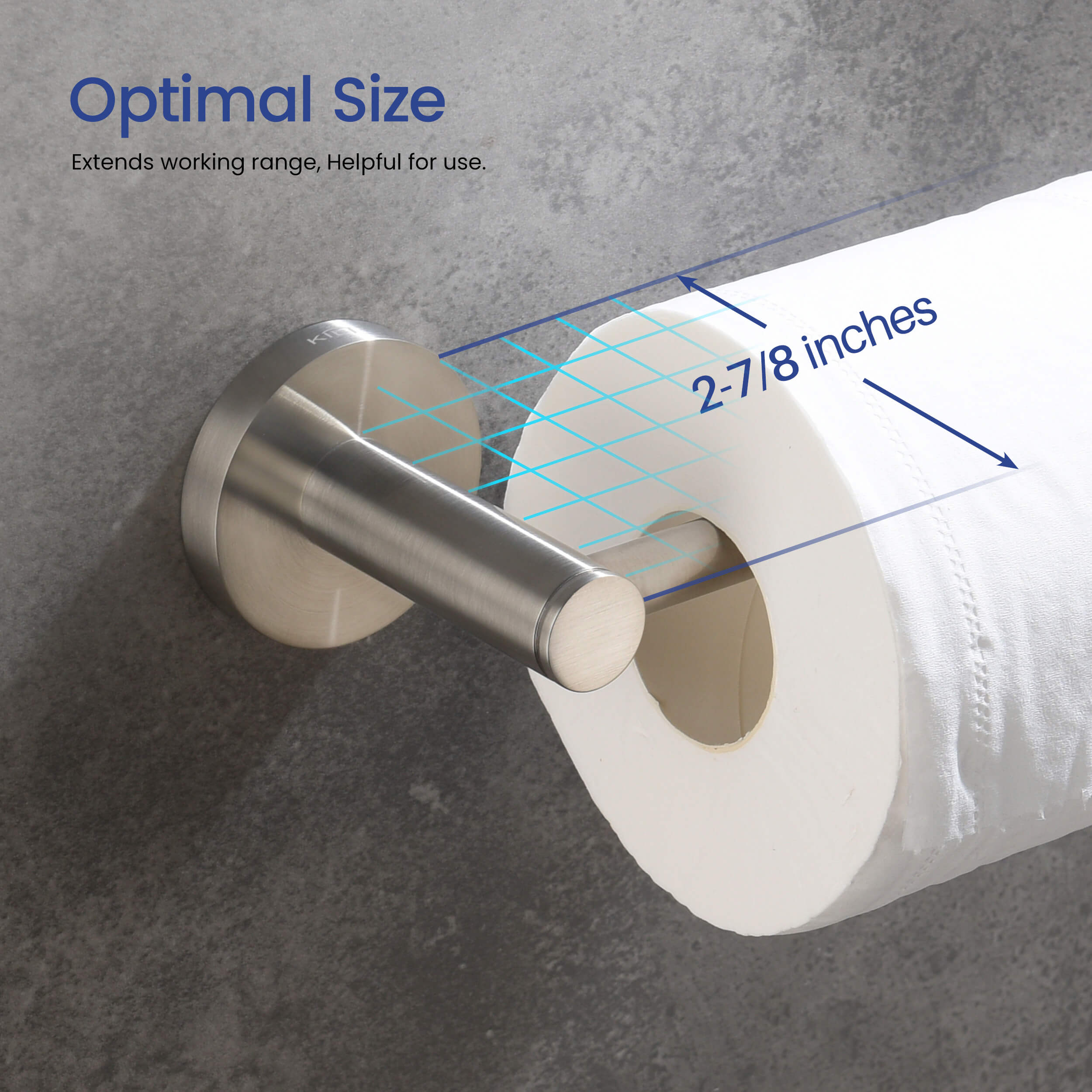 Circular Bathroom Toilet Paper Holder KBA1402