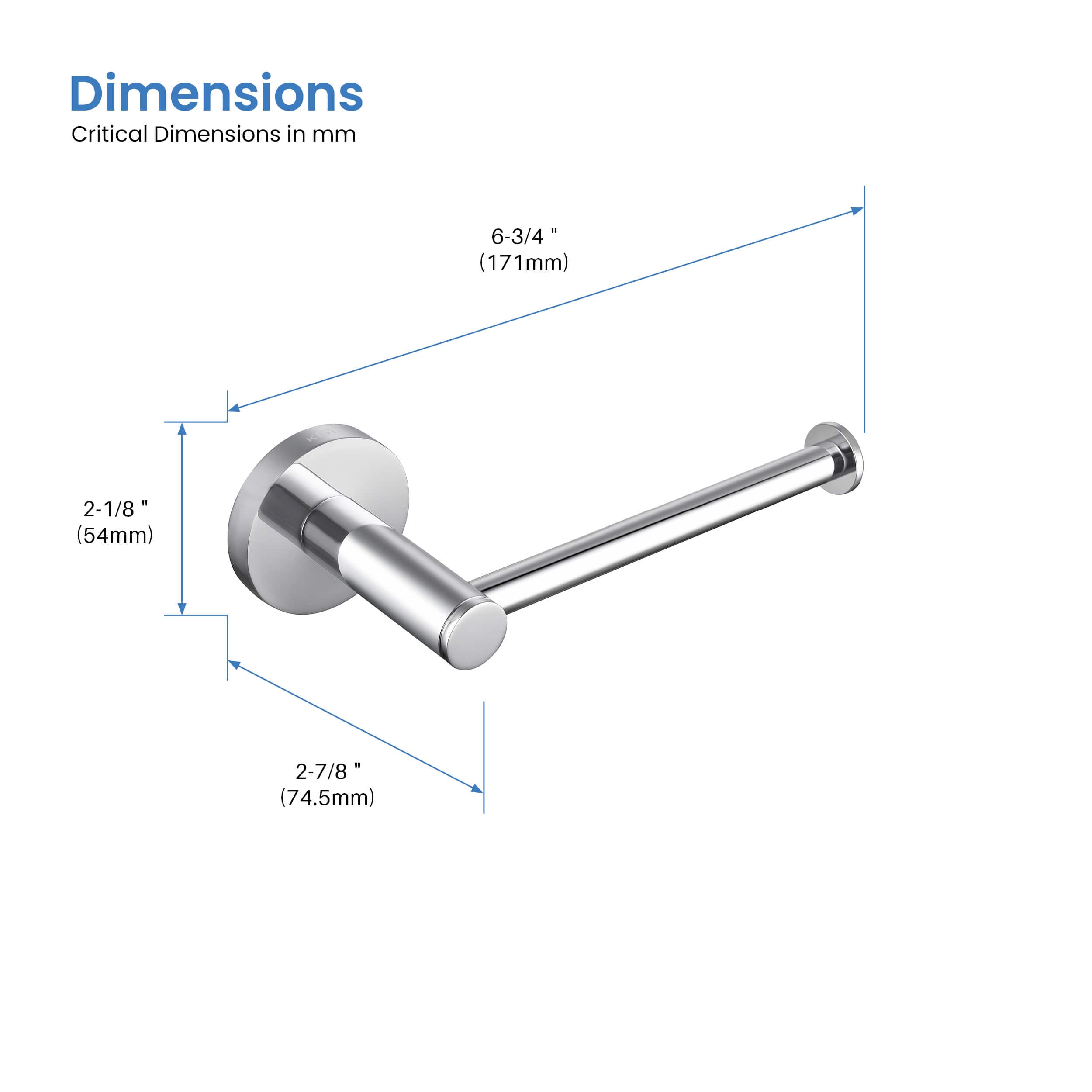 Circular Bathroom Toilet Paper Holder KBA1402