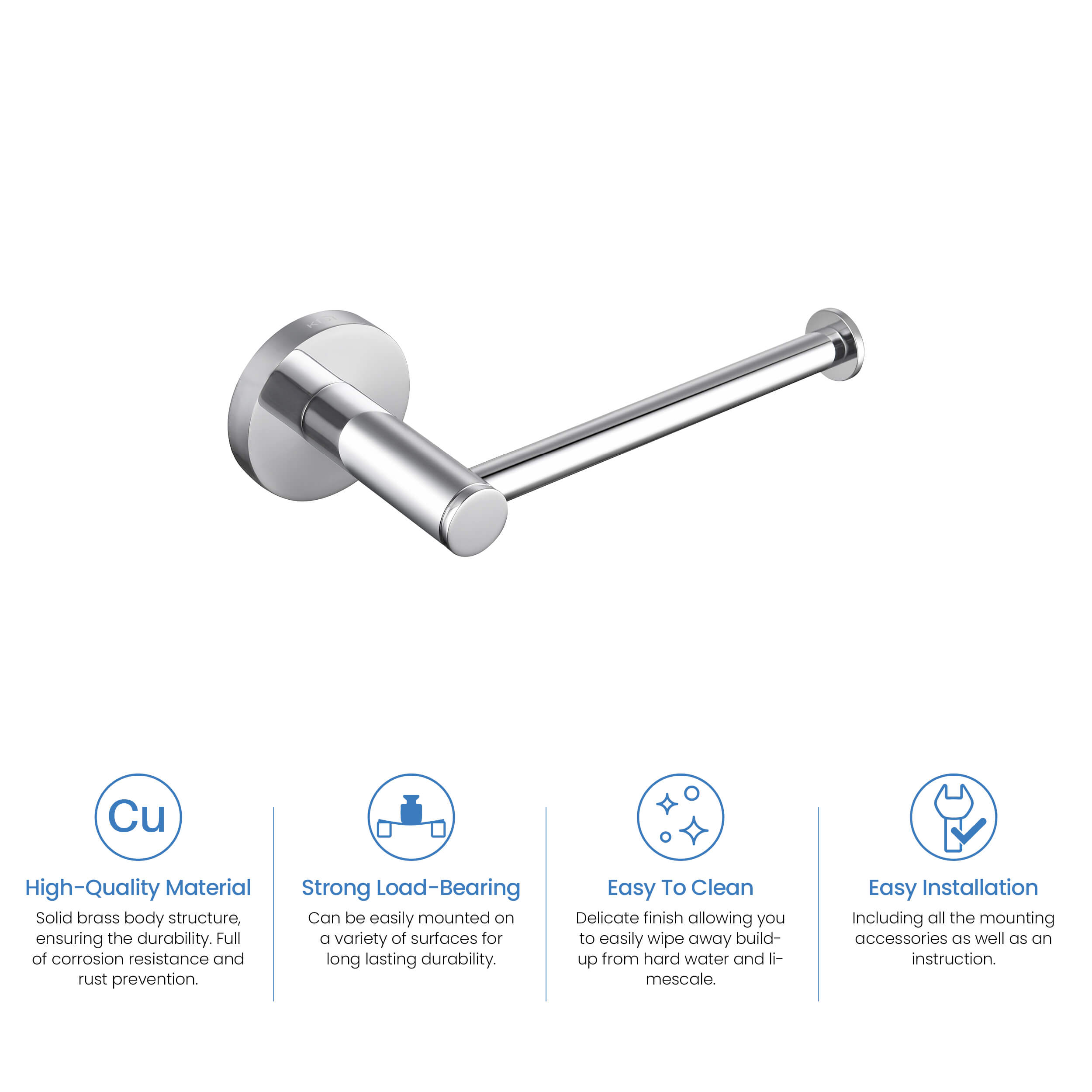 Circular Bathroom Toilet Paper Holder KBA1402