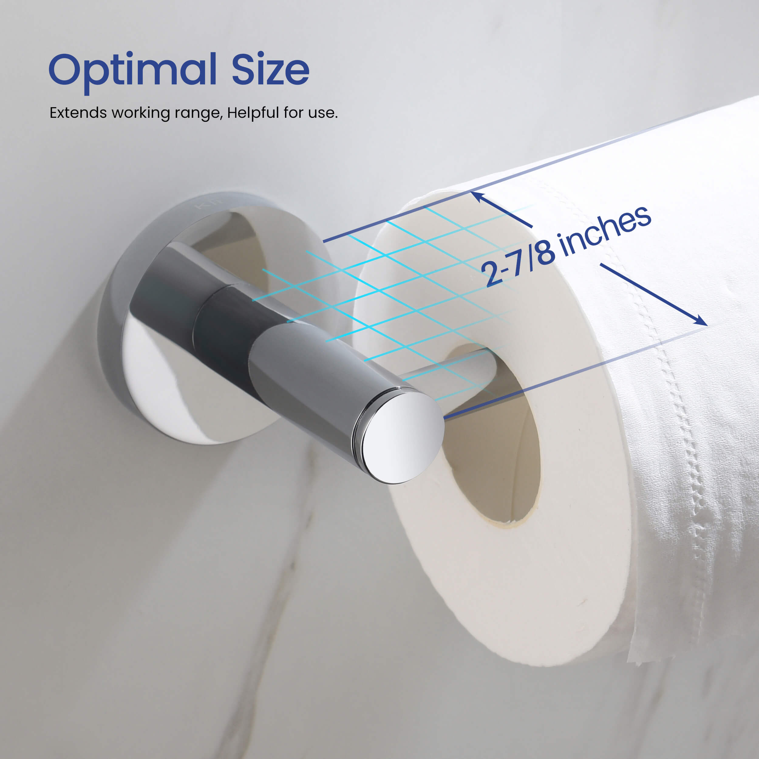 Circular Bathroom Toilet Paper Holder KBA1402