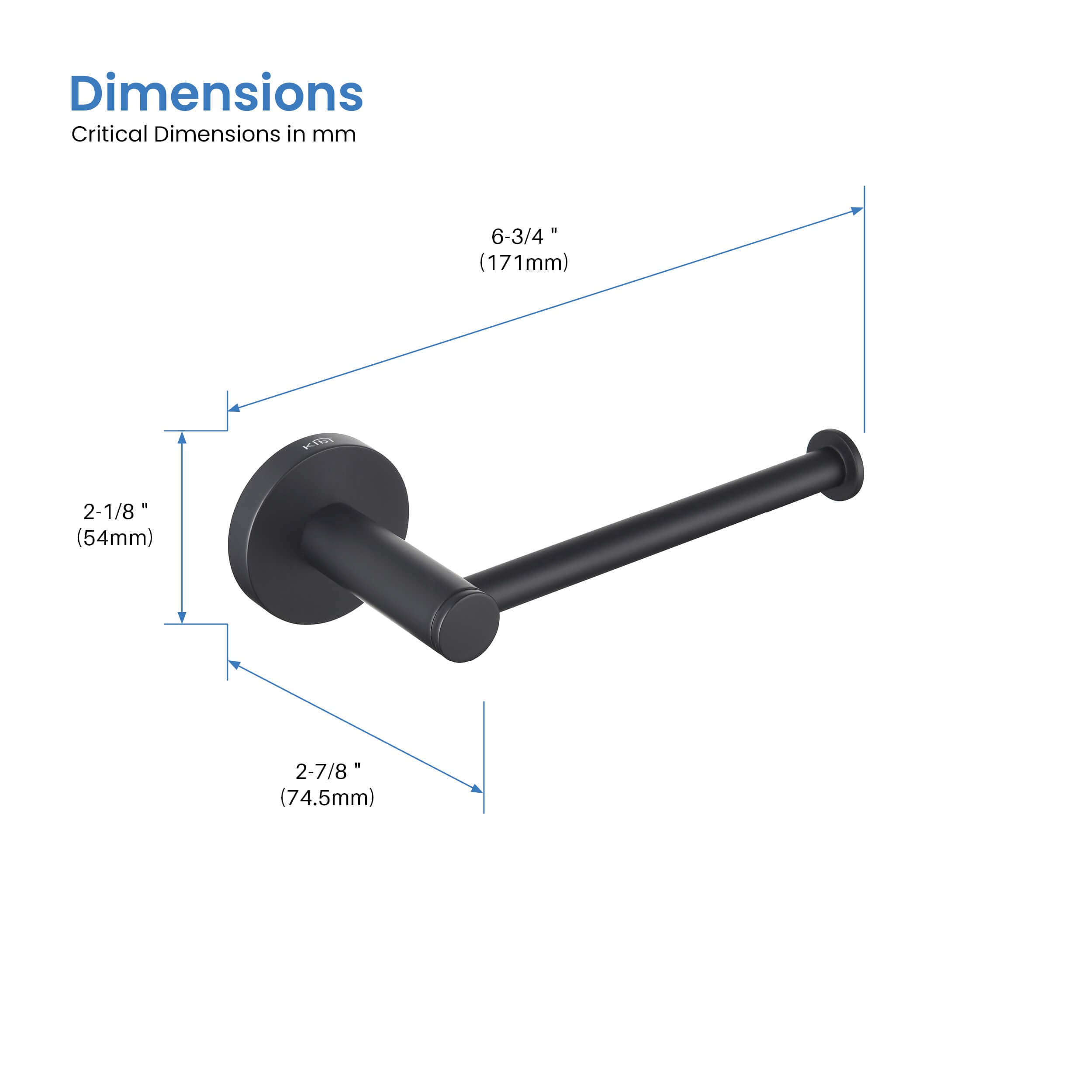 Circular Bathroom Toilet Paper Holder KBA1402