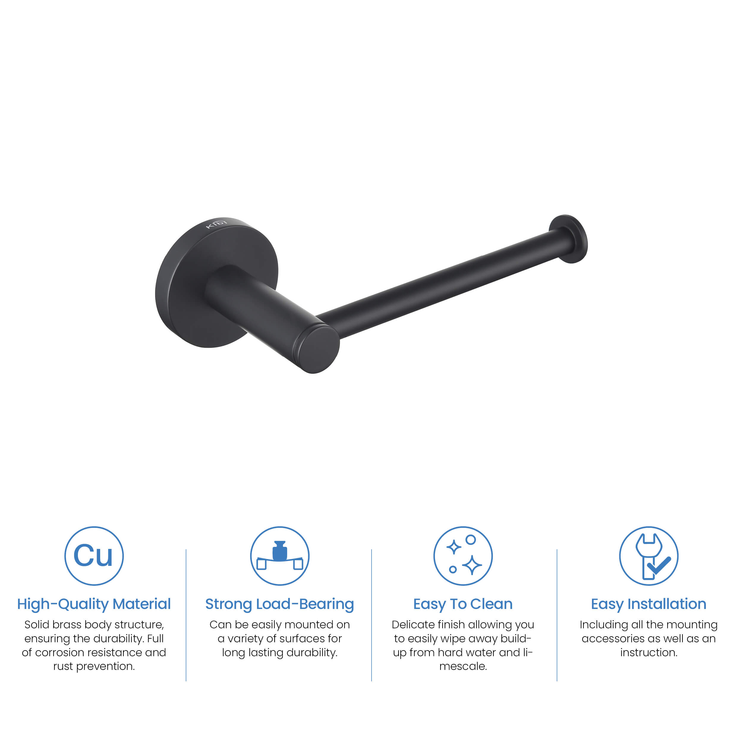 Circular Bathroom Toilet Paper Holder KBA1402