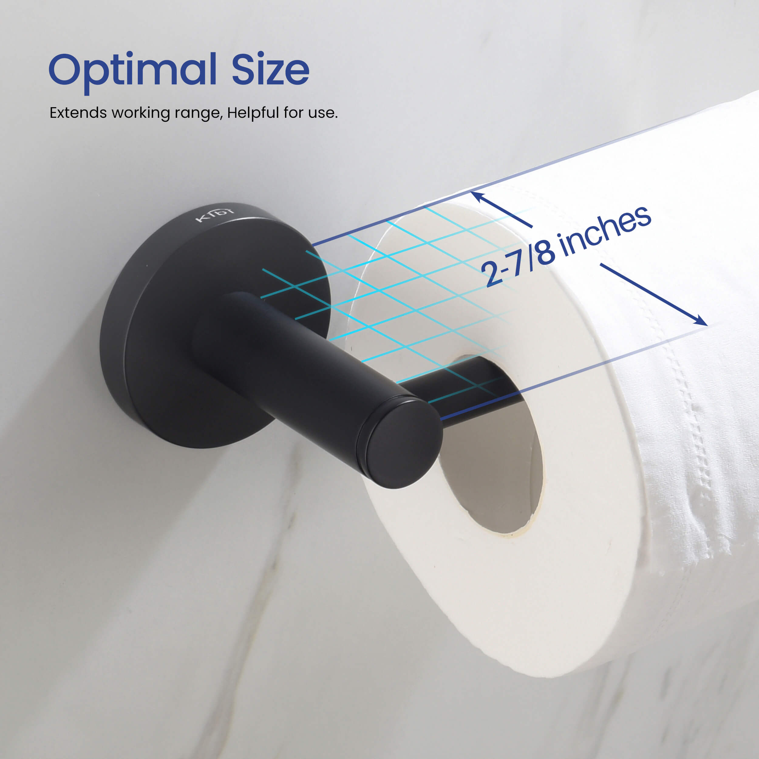 Circular Bathroom Toilet Paper Holder KBA1402