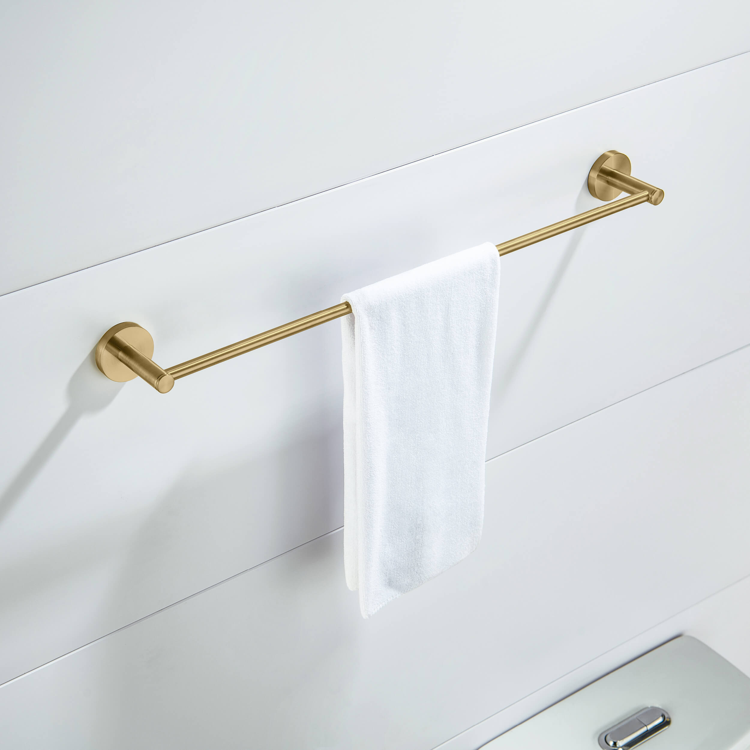 Circular 24 inch Bathroom Towel Bar KBA1404