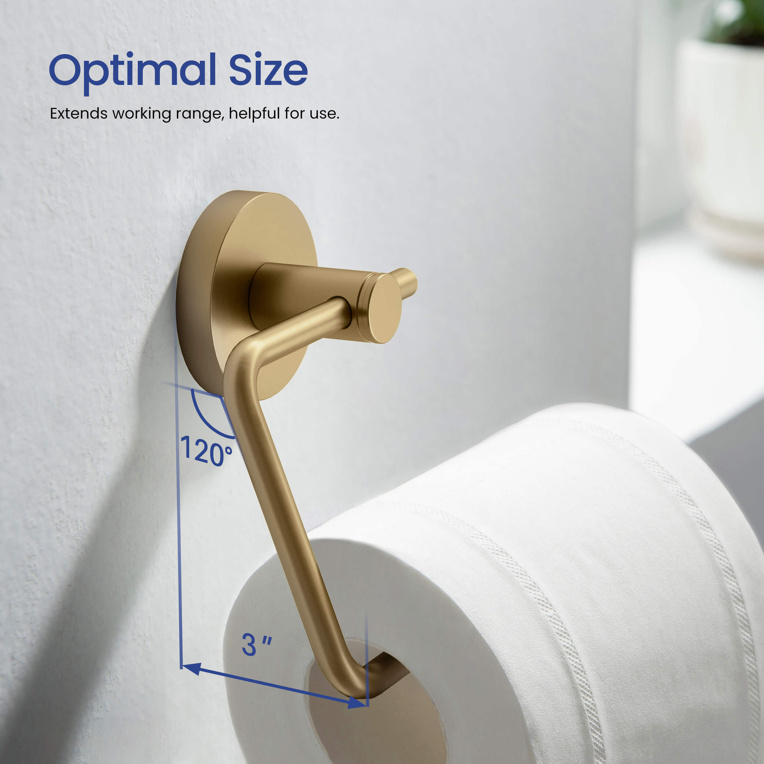 Circular Toilet Paper Holder KBA1405