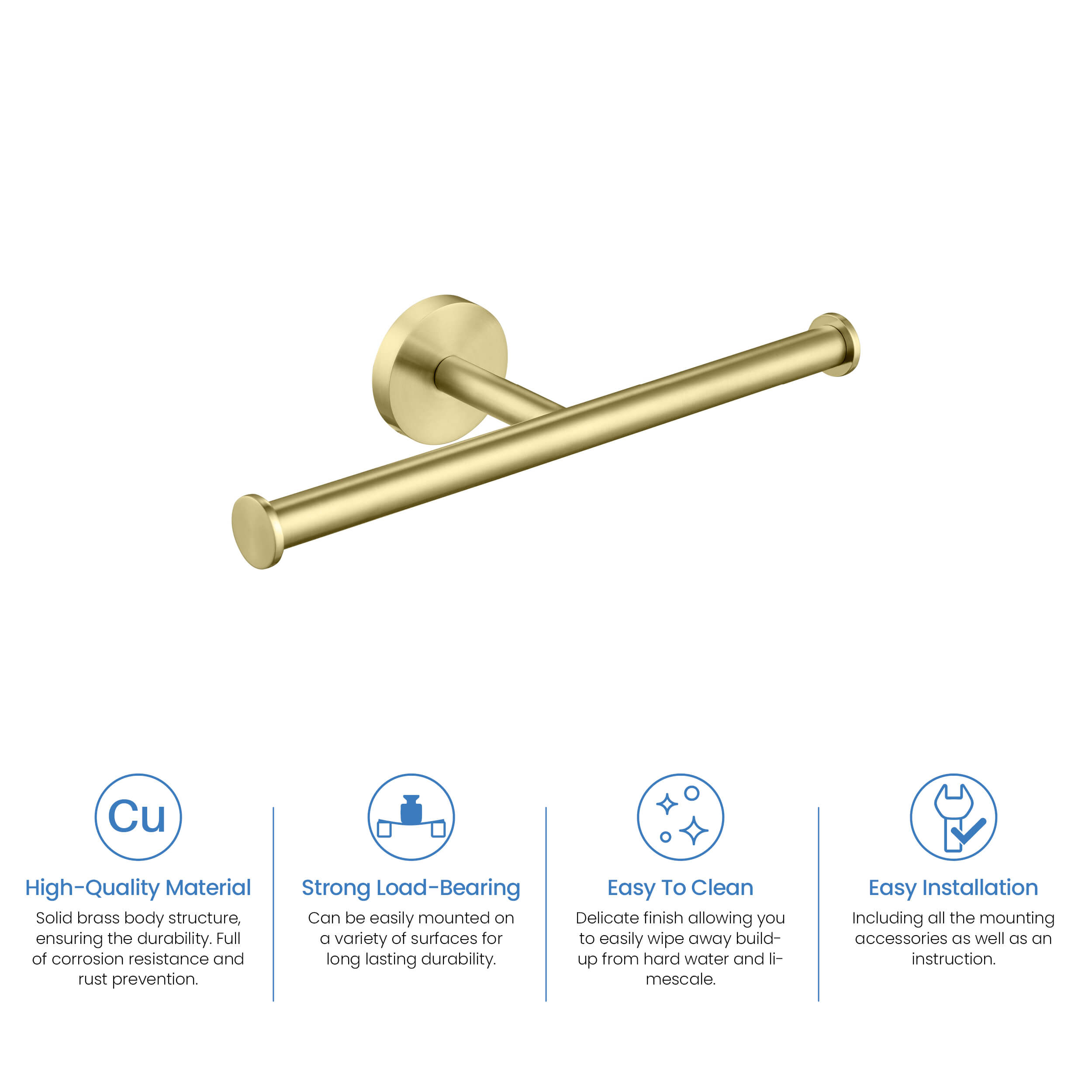 Circular Double Toilet Paper Holder KBA1408