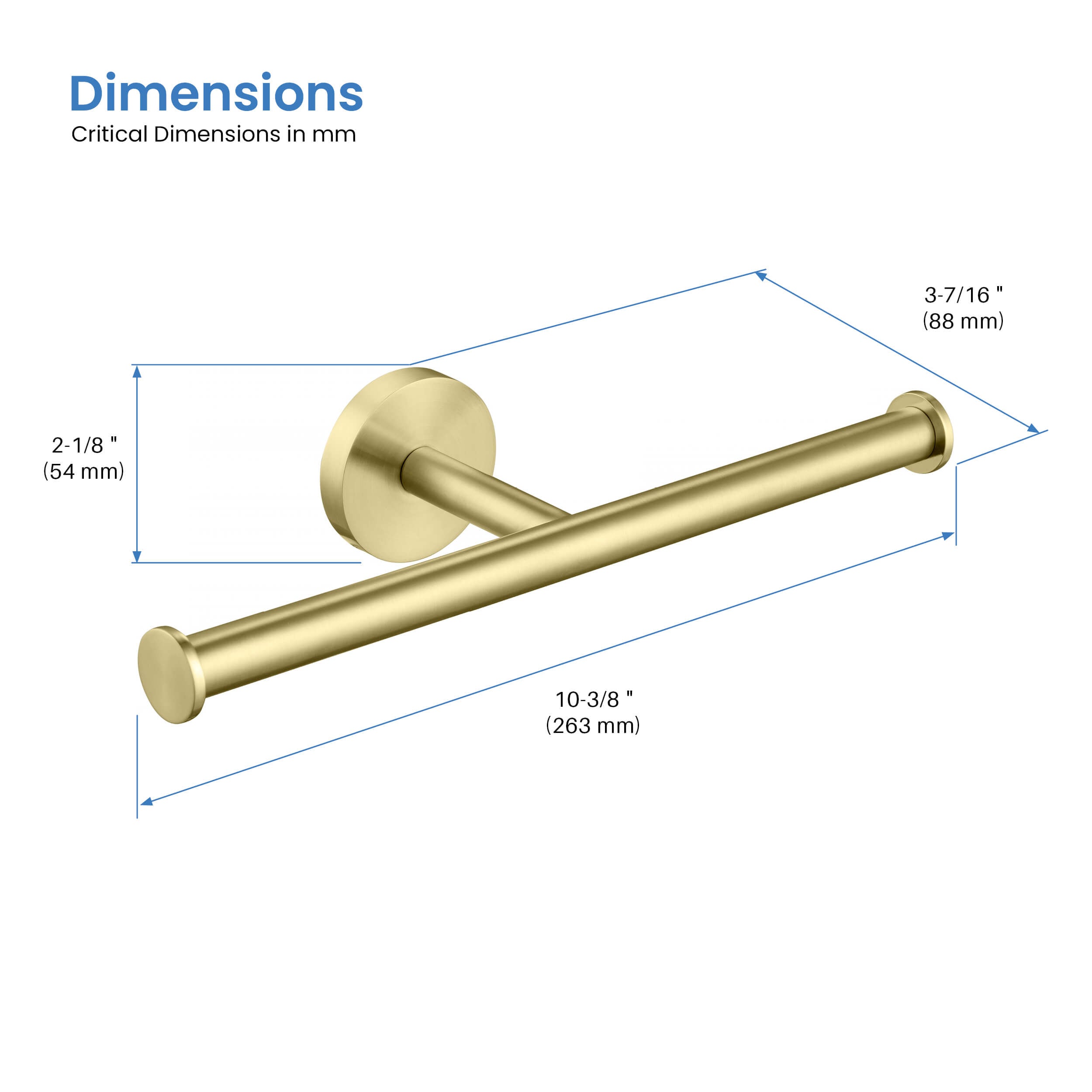Circular Double Toilet Paper Holder KBA1408