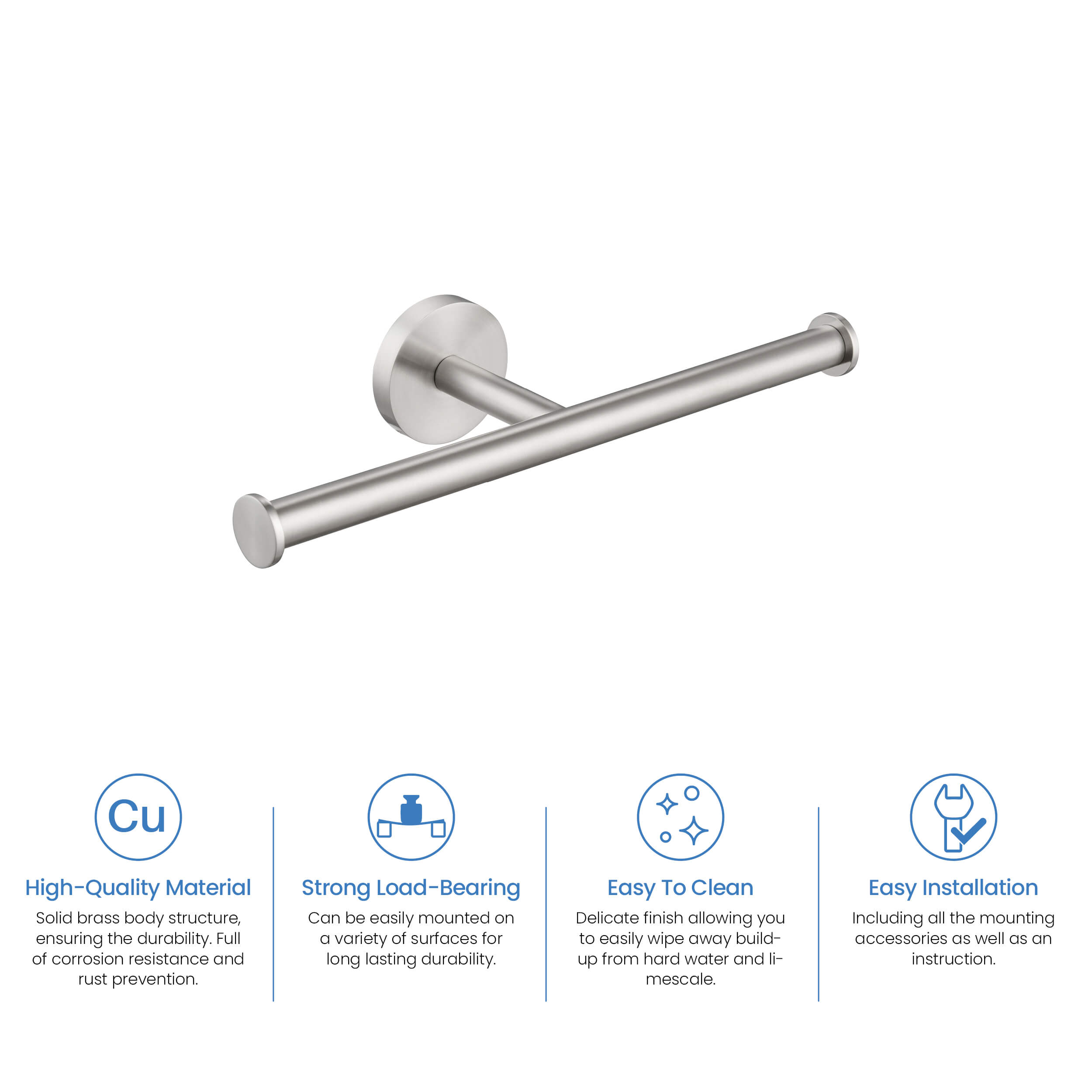Circular Double Toilet Paper Holder KBA1408