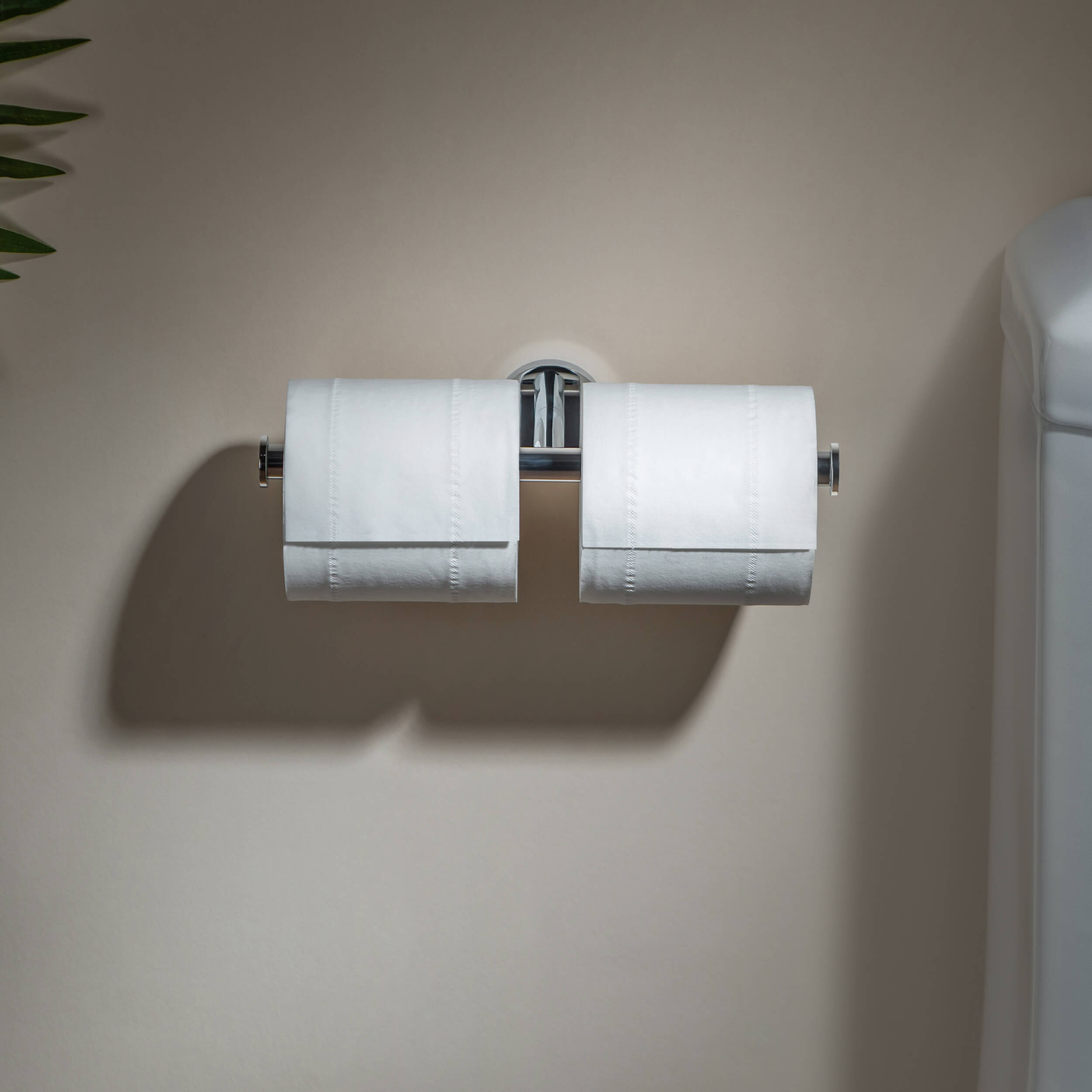 Circular Double Toilet Paper Holder KBA1408