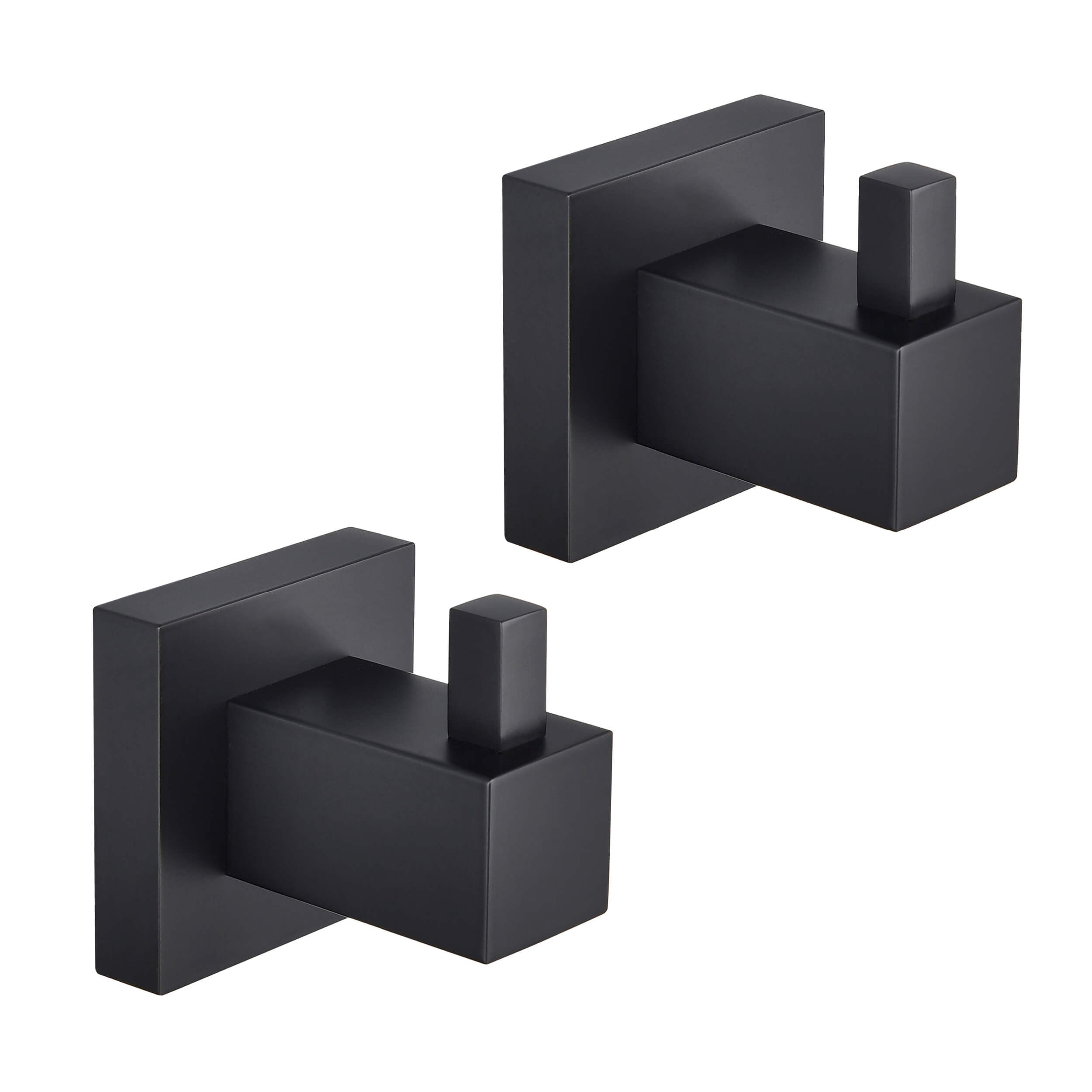 Cube Bathroom Towel & Robe Hook 2-Piece - KBA1501-2PC