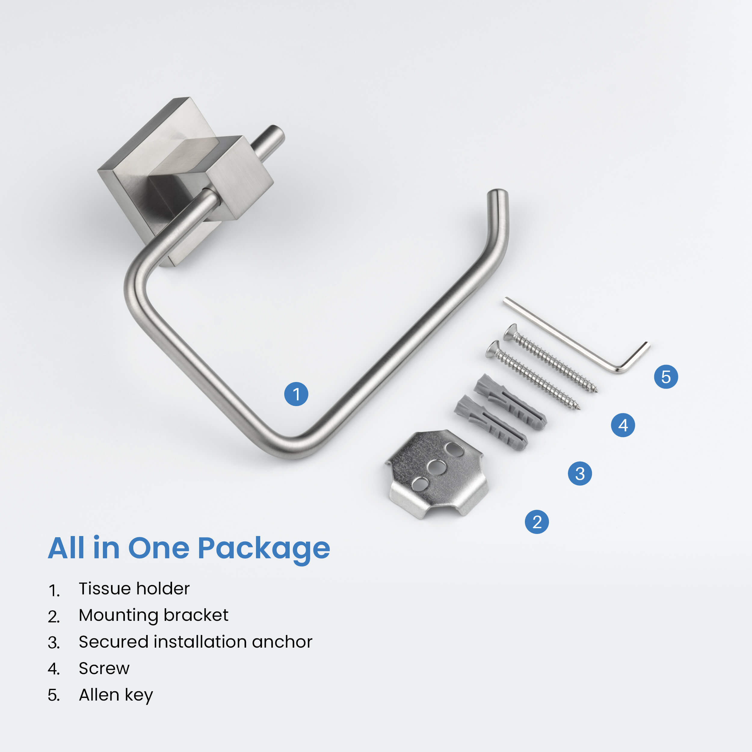 Cube Bathroom Toilet Paper Holder KBA1505
