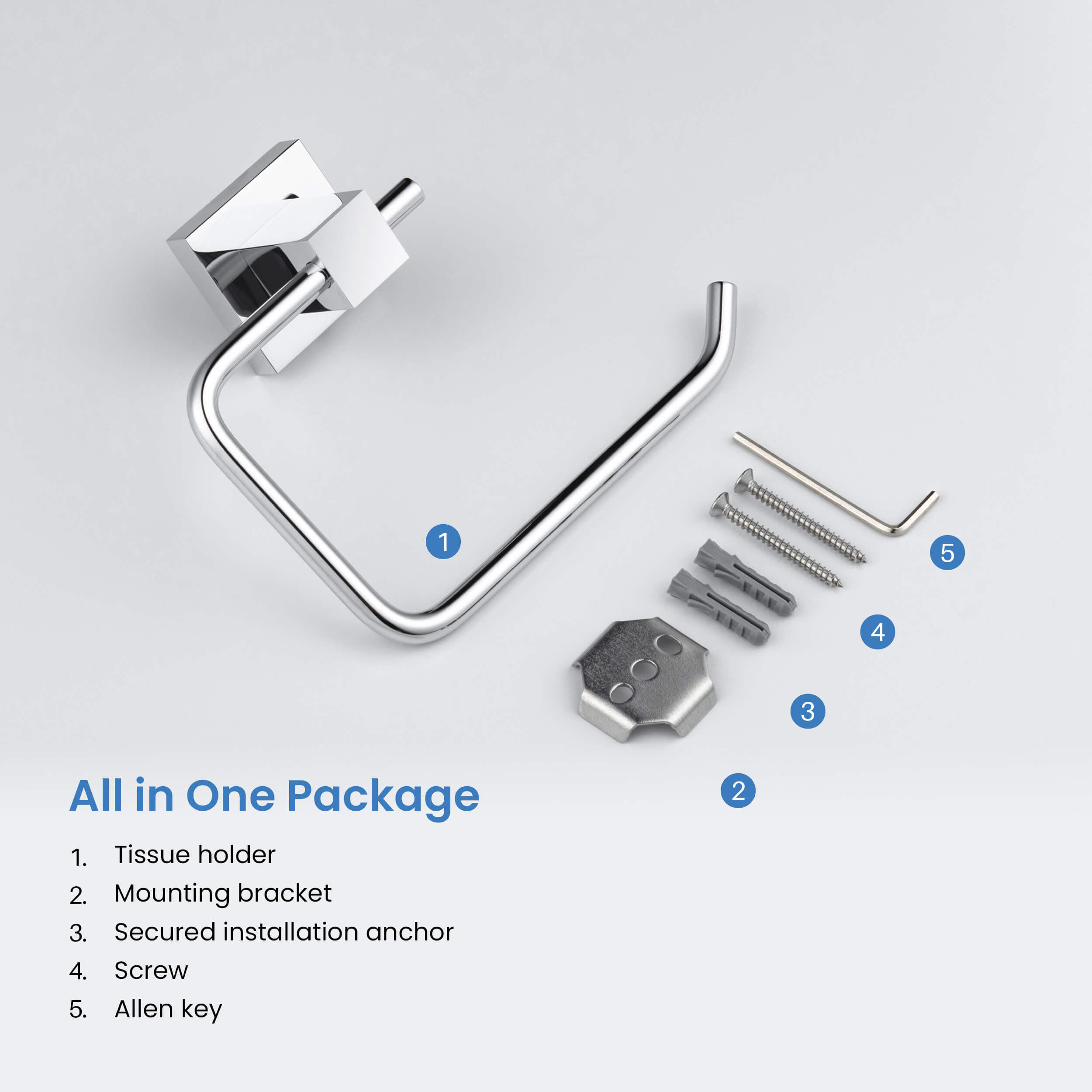 Cube Bathroom Toilet Paper Holder KBA1505