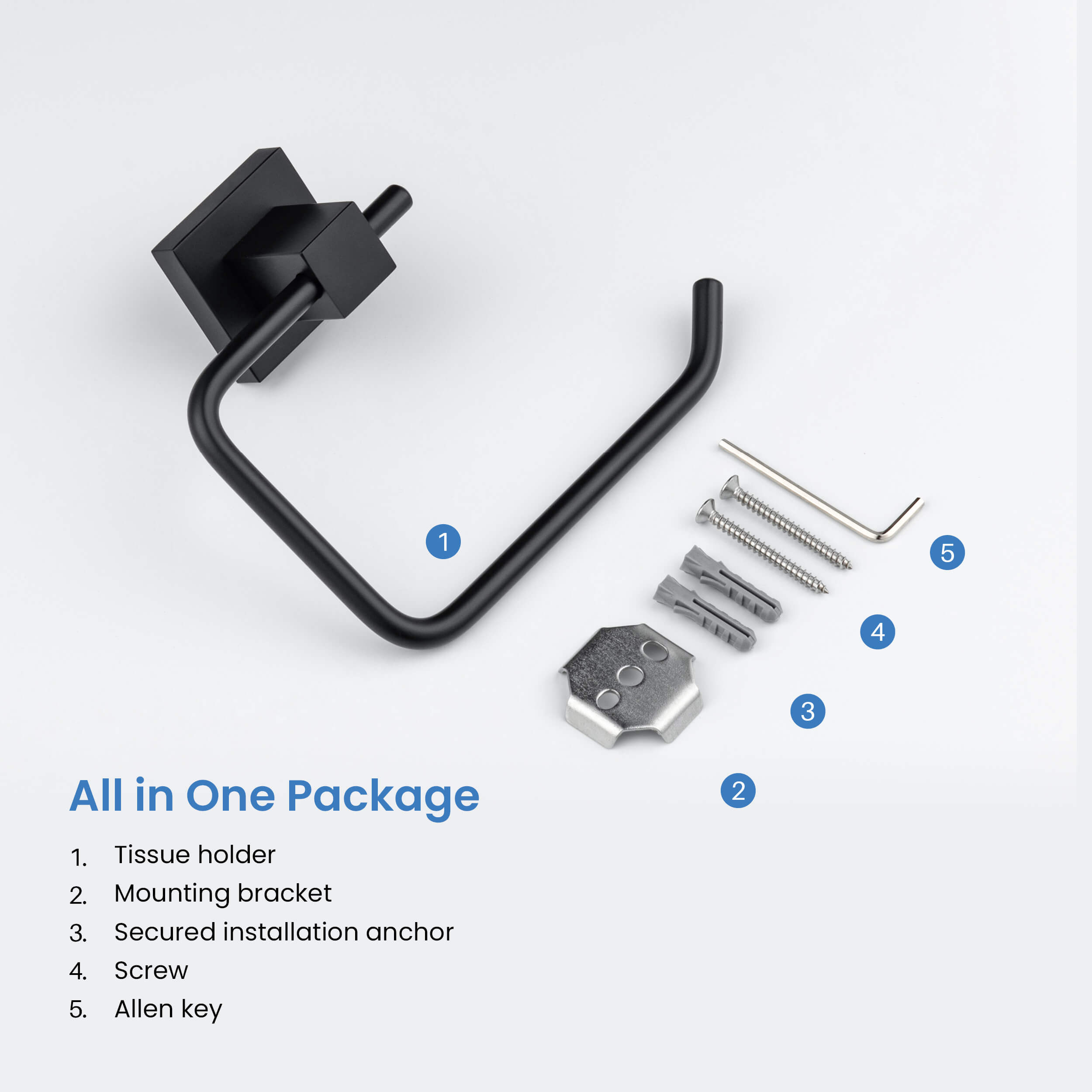 Cube Bathroom Toilet Paper Holder KBA1505