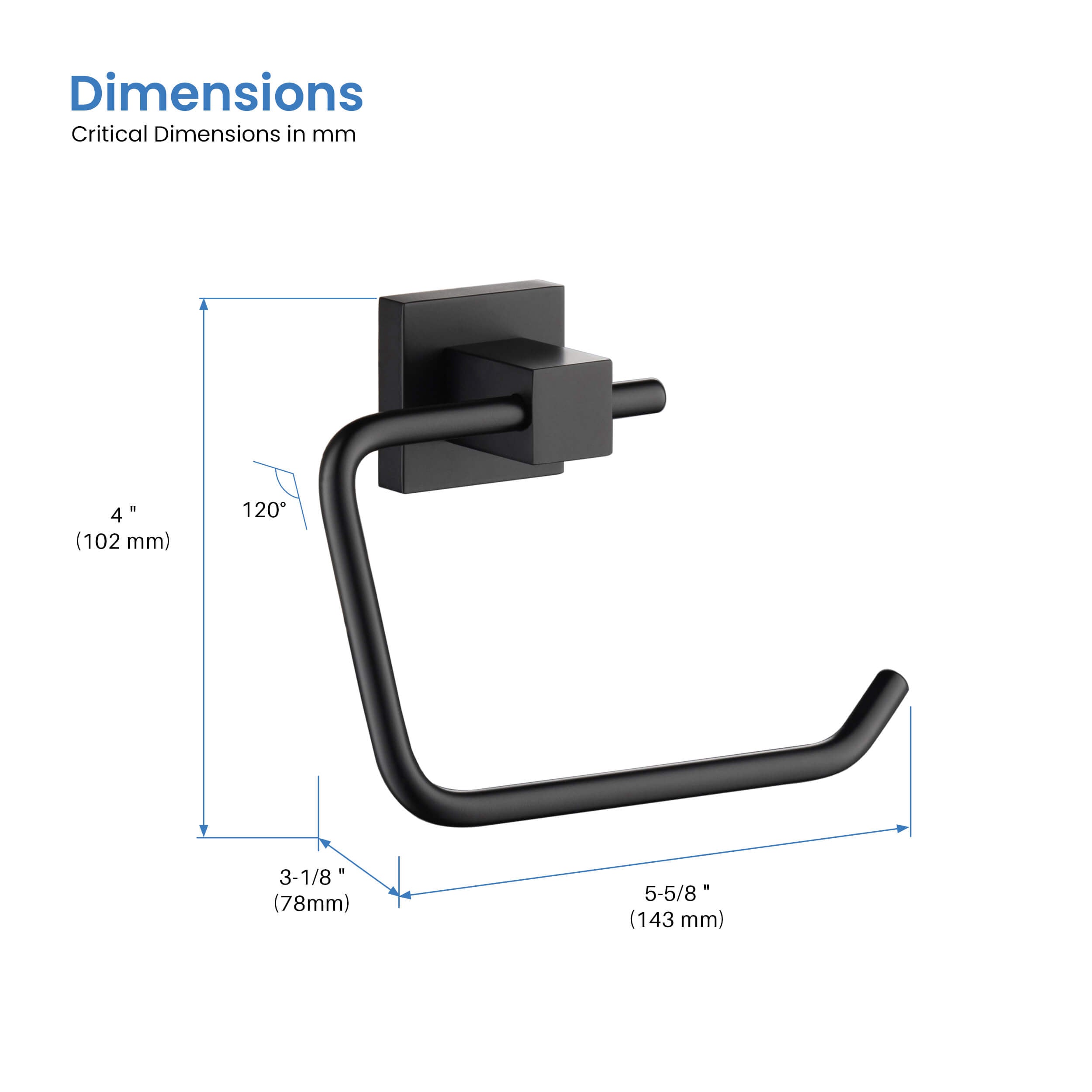 Cube Bathroom Toilet Paper Holder KBA1505