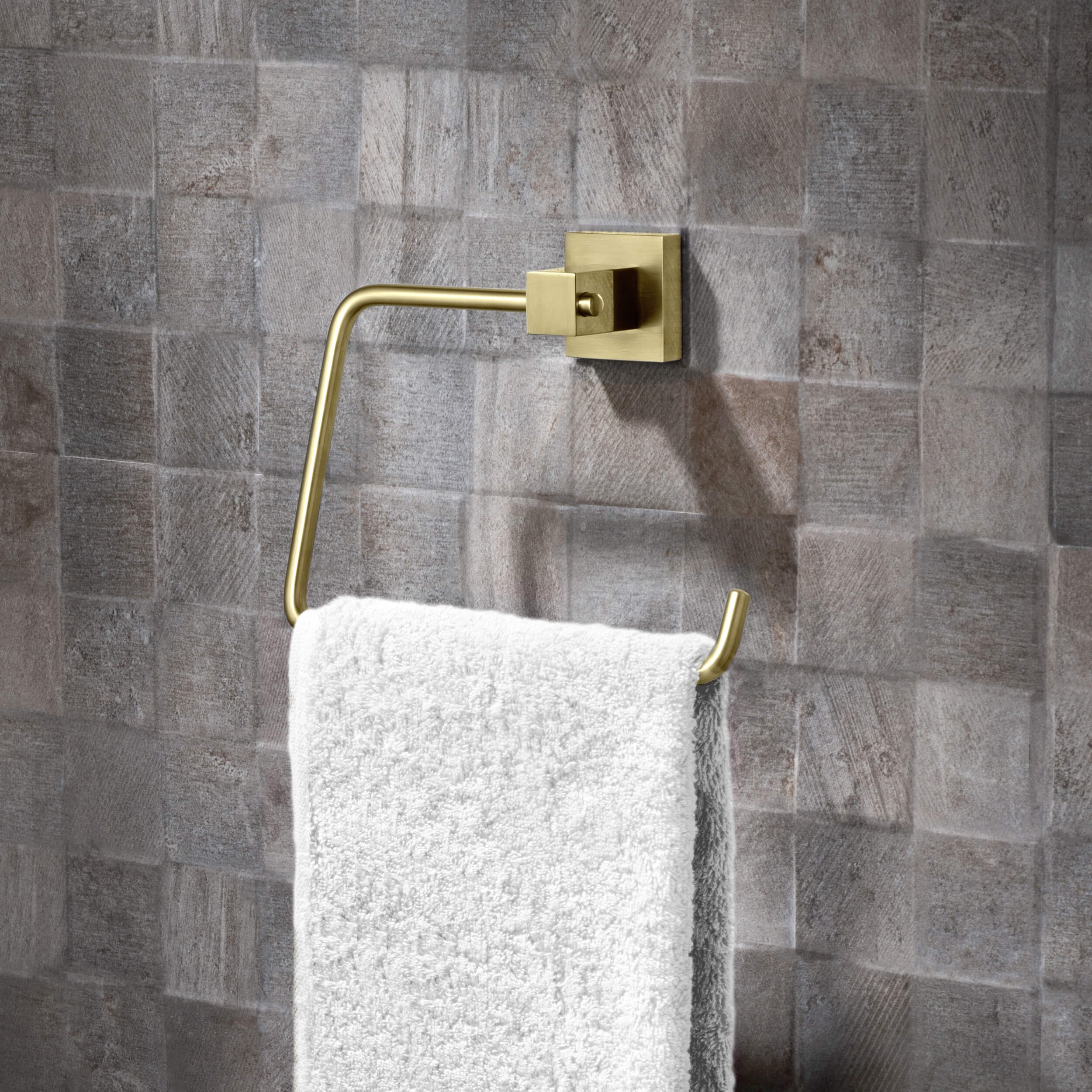 Cube Bathroom Towel Ring KBA1506