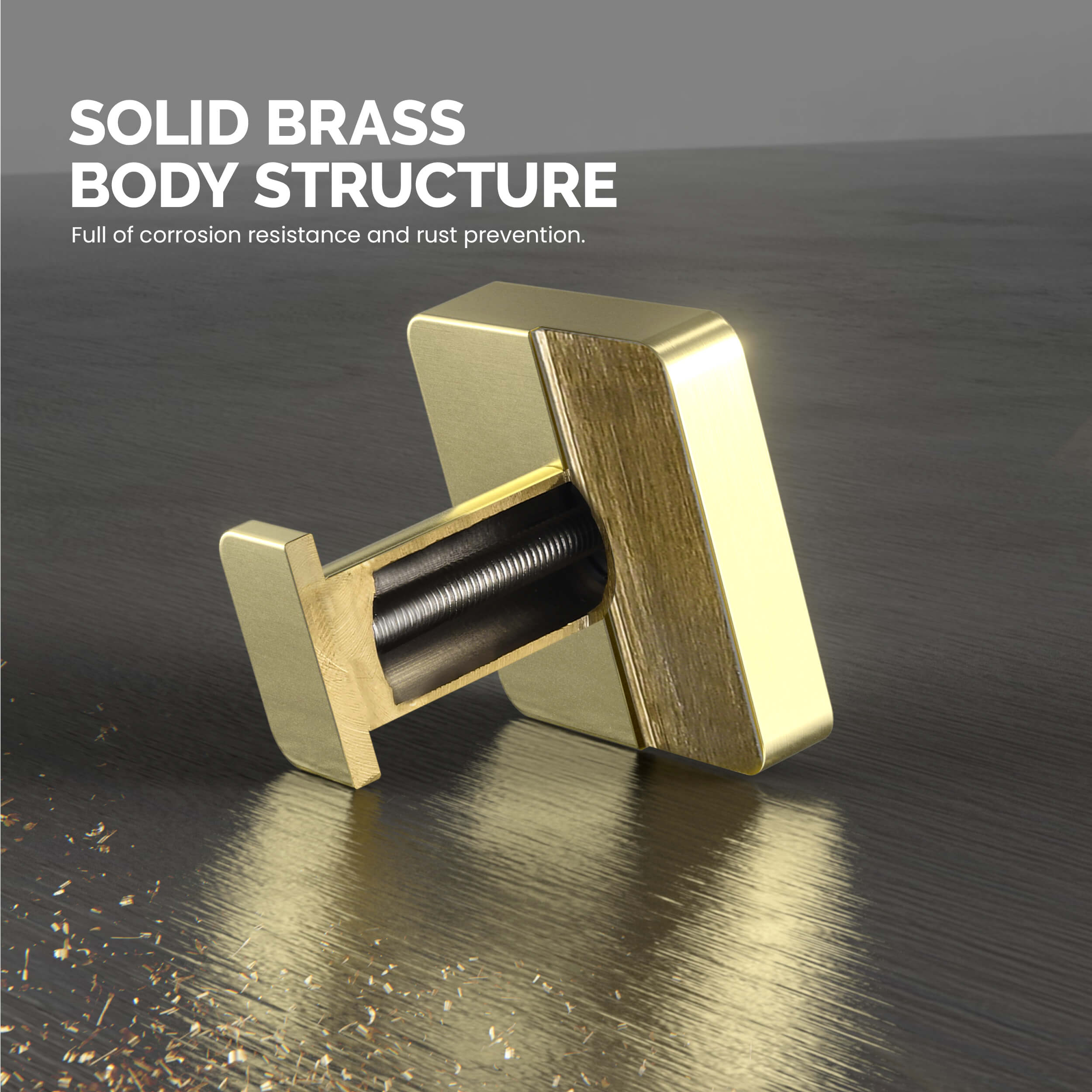 Blaze Bathroom Towel & Robe Hook - KBA1601