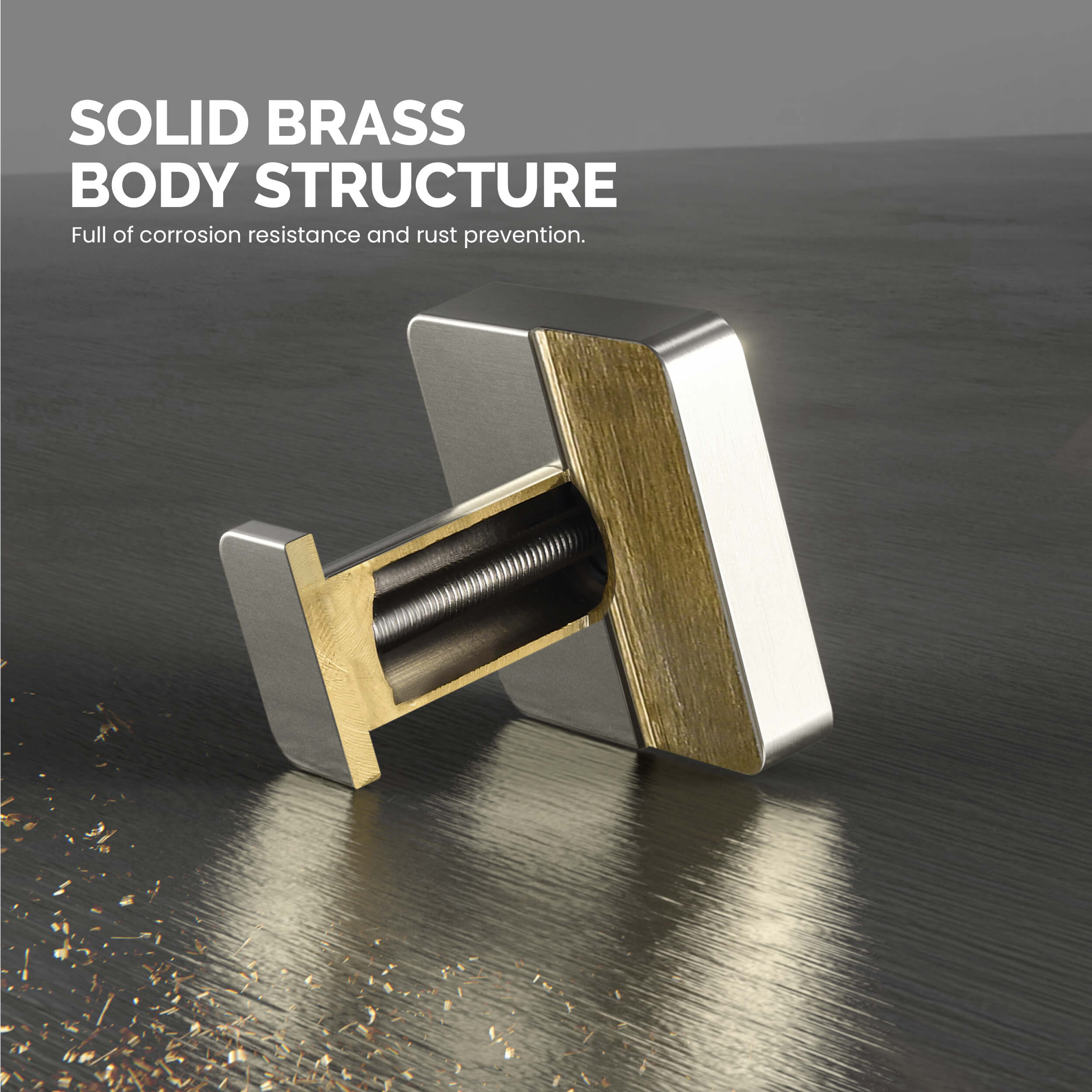 Blaze Bathroom Towel & Robe Hook - KBA1601