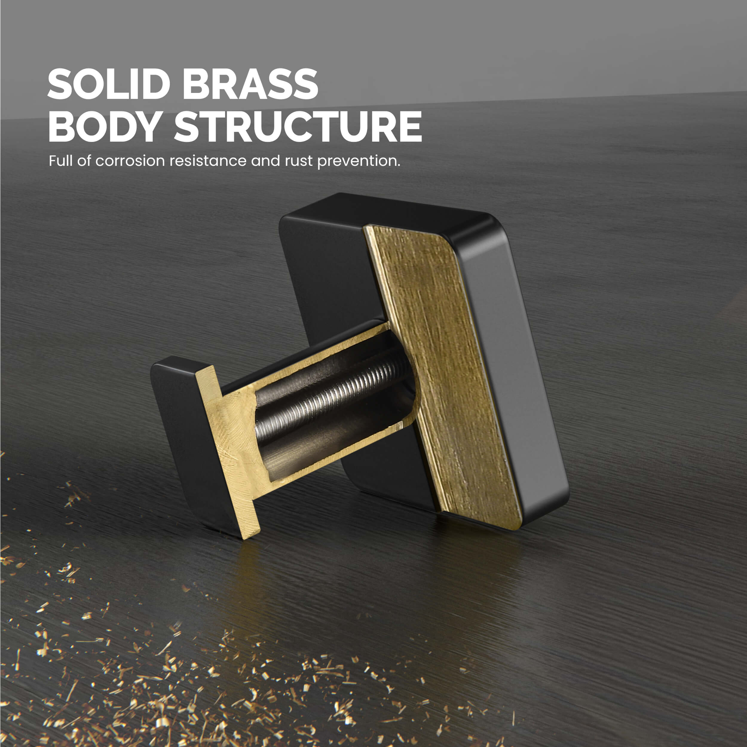 Blaze Bathroom Towel & Robe Hook - KBA1601